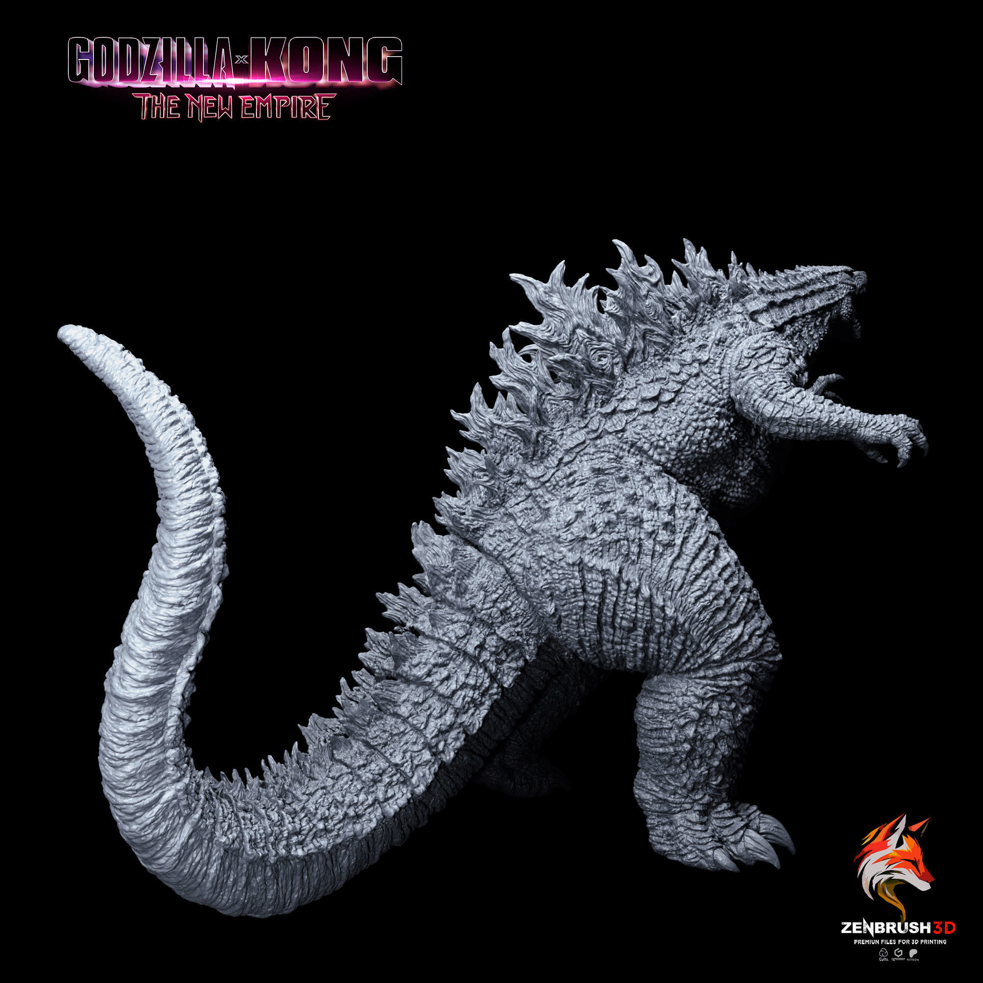 GODZILLA - THE NEW EMPIRE 2024 3D PRINTING 3D print model_3