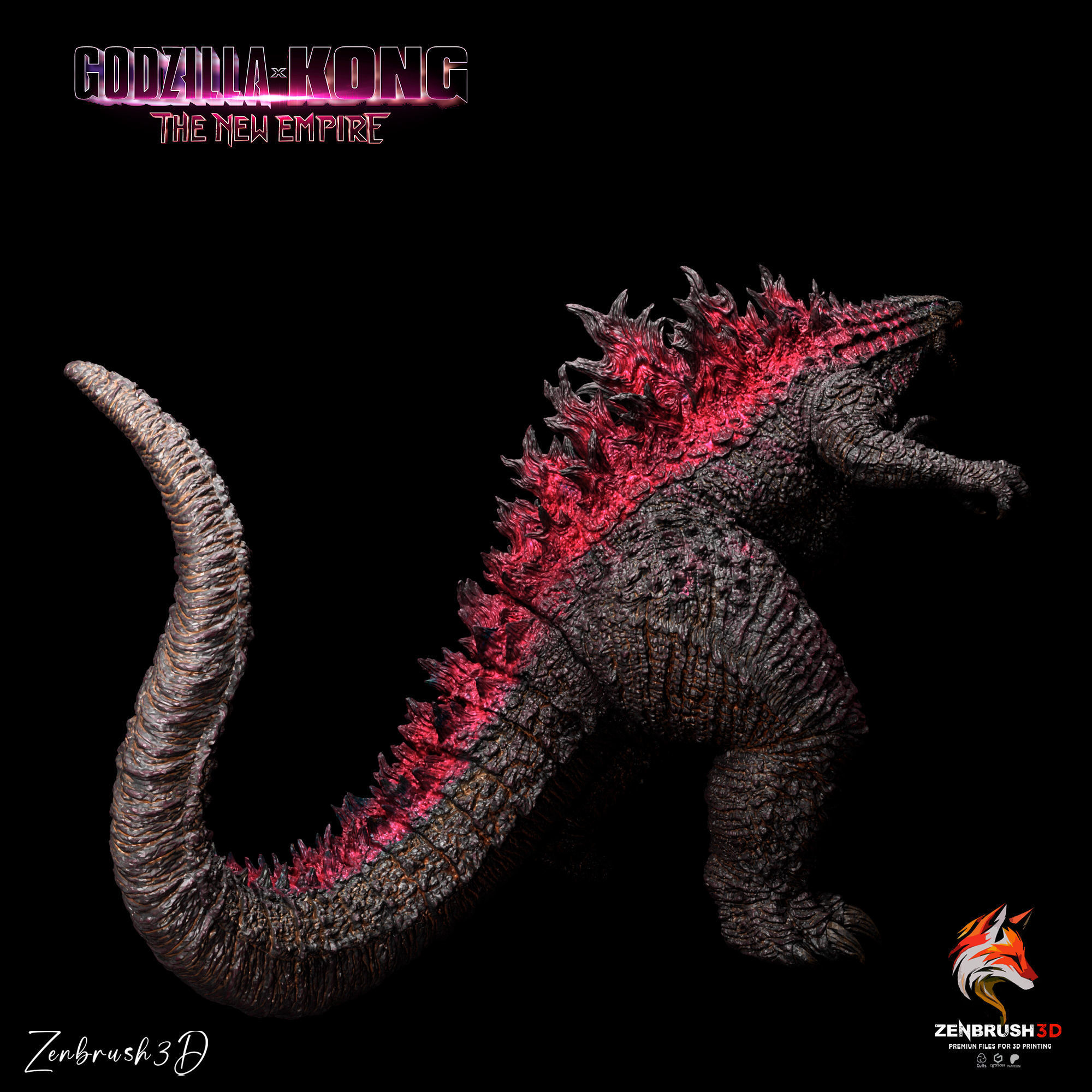 GODZILLA - THE NEW EMPIRE 2024 3D PRINTING 3D print model_2