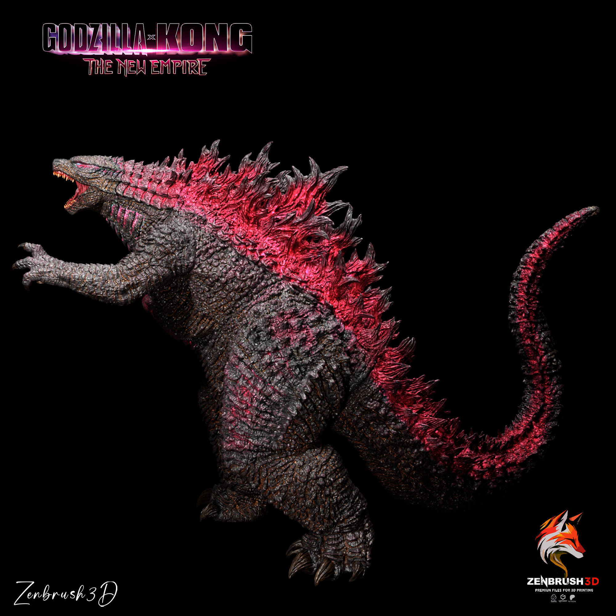 GODZILLA - THE NEW EMPIRE 2024 3D PRINTING 3D print model_1