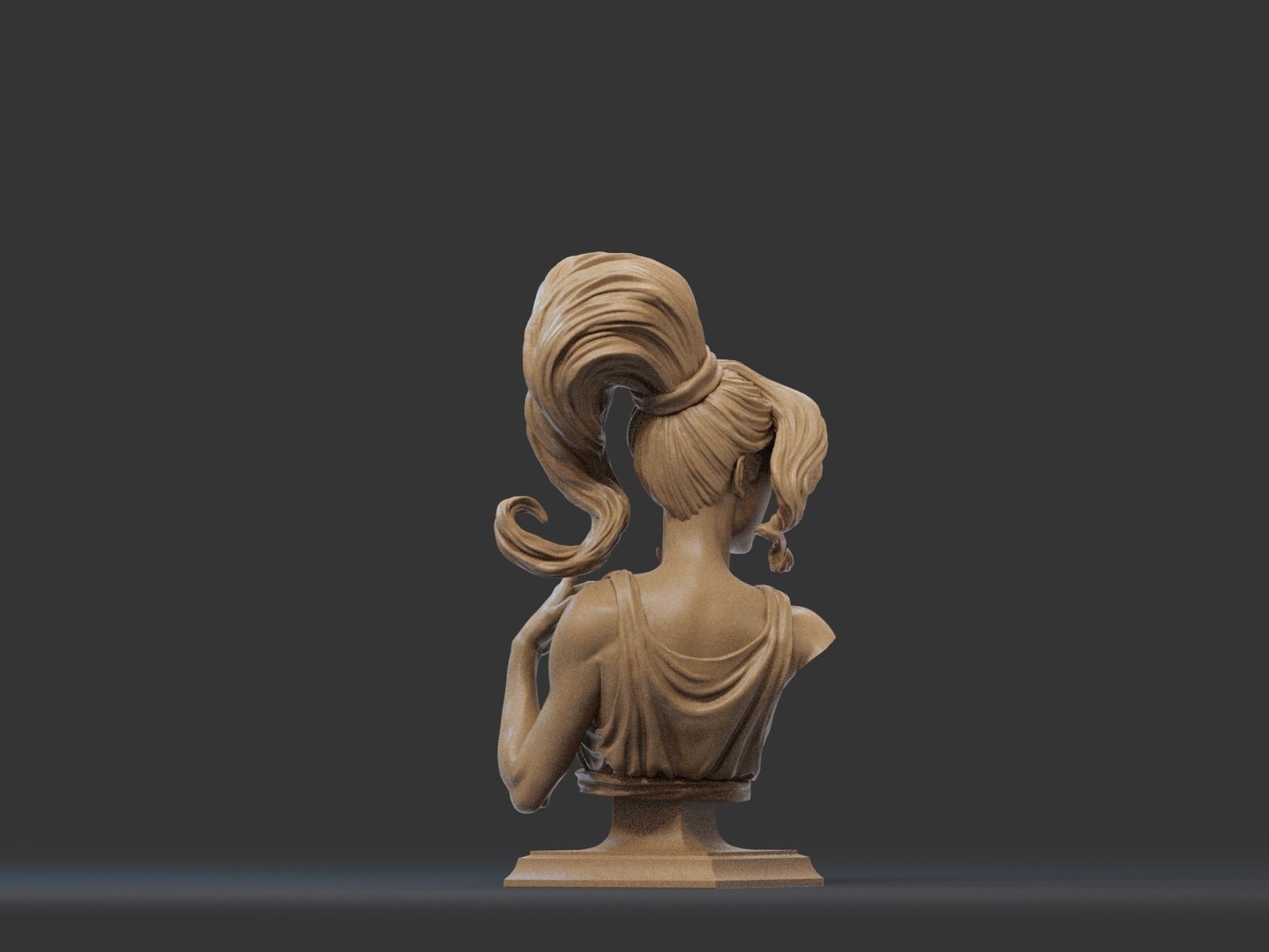 Megara Bust 3D Print 3D print model_6
