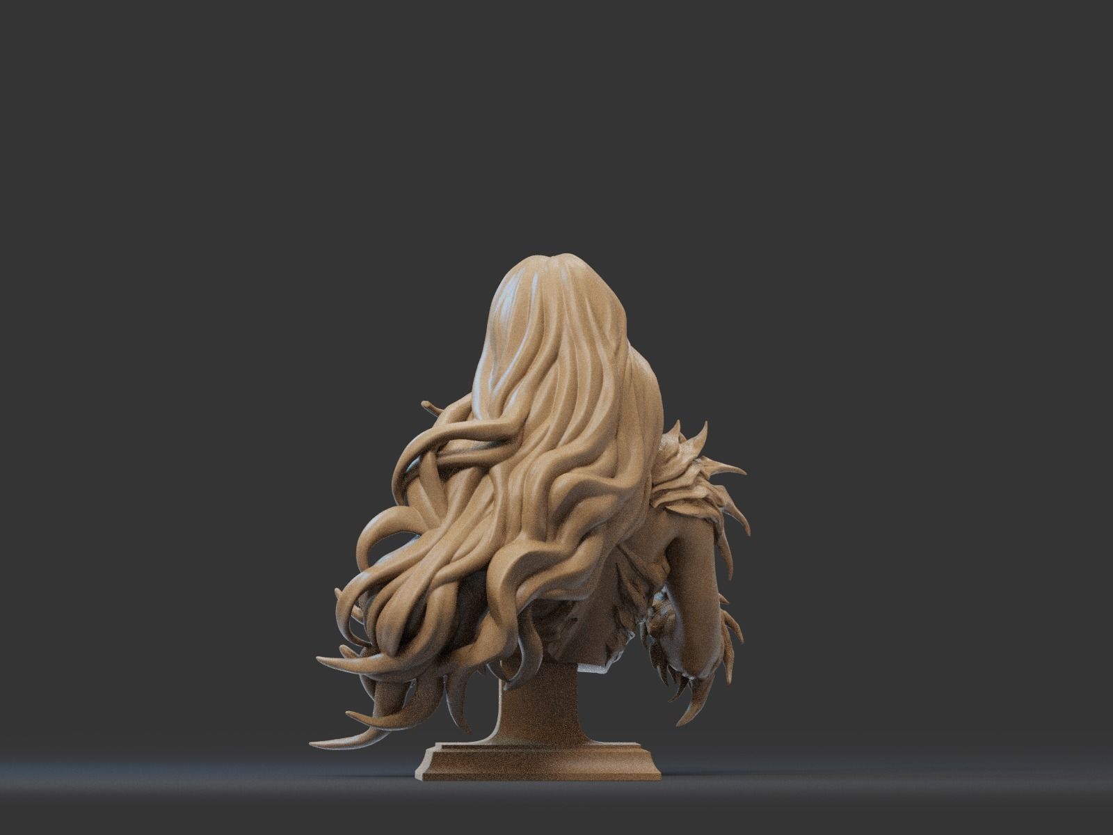 SARA PEZZINI - WITCHBLADE Bust 3D PRINT 3D print model_3