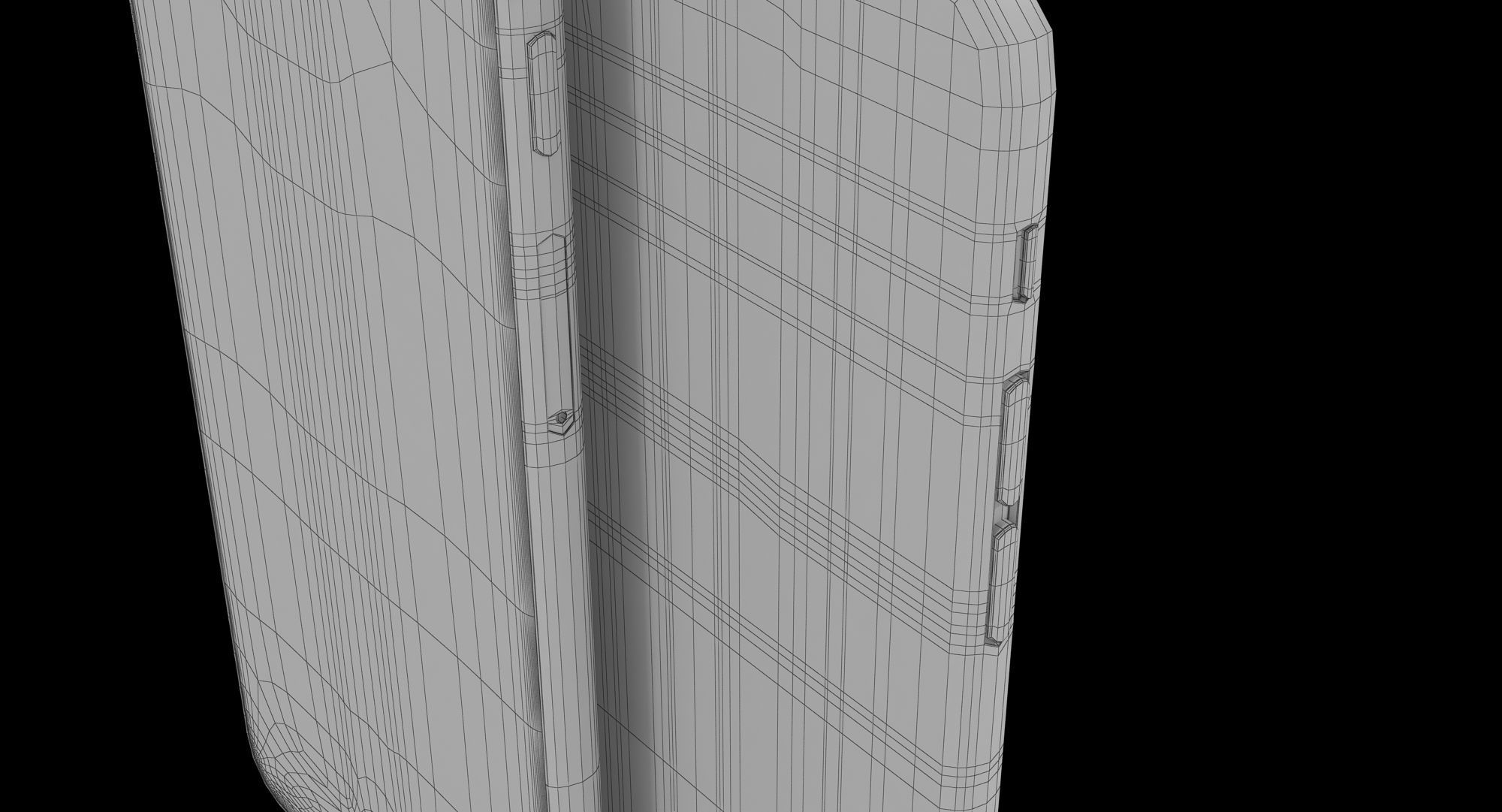 iPhone 6S And 6S Plus Rose Gold Low-poly 3D model_19