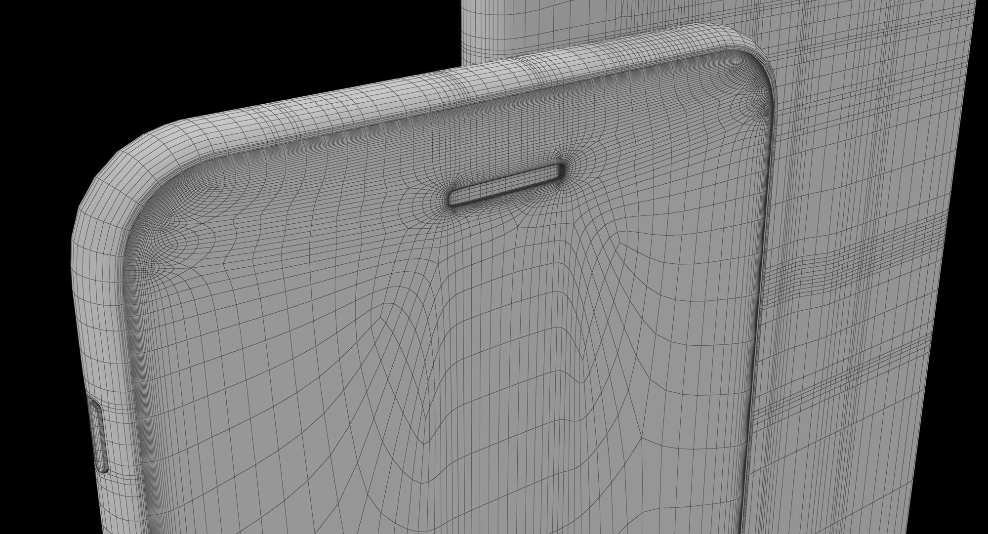 iPhone 6S And 6S Plus Rose Gold Low-poly 3D model_22