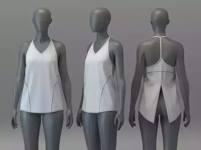 Open Back Yoga Tank Top