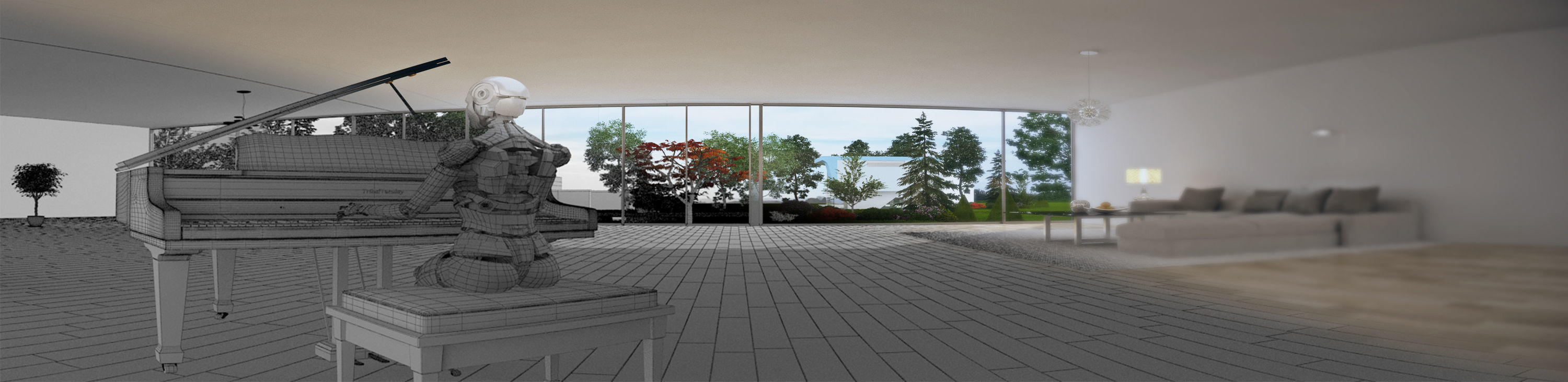 Future Home Furnishings 3D model_2