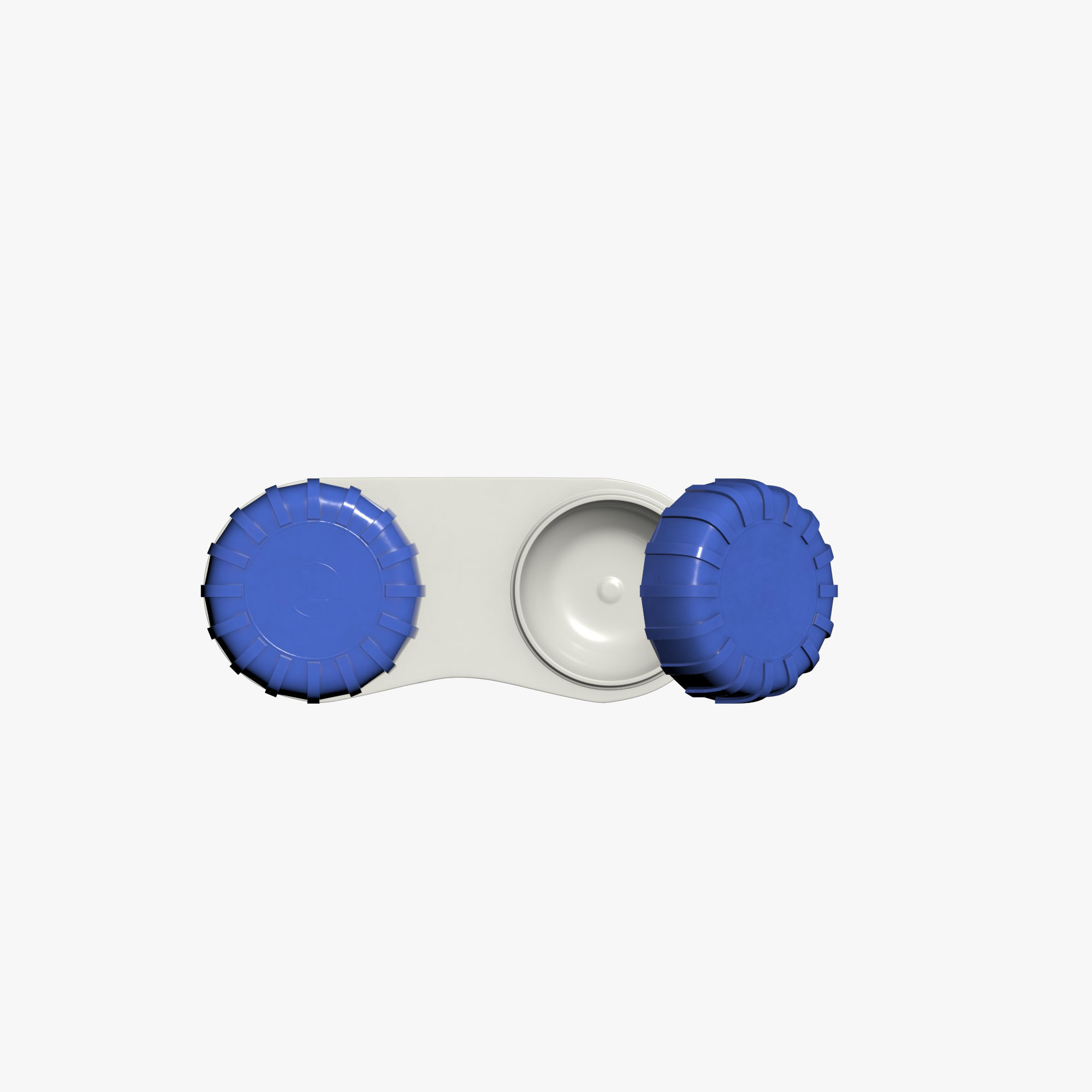 Contact lens case 3D model_3