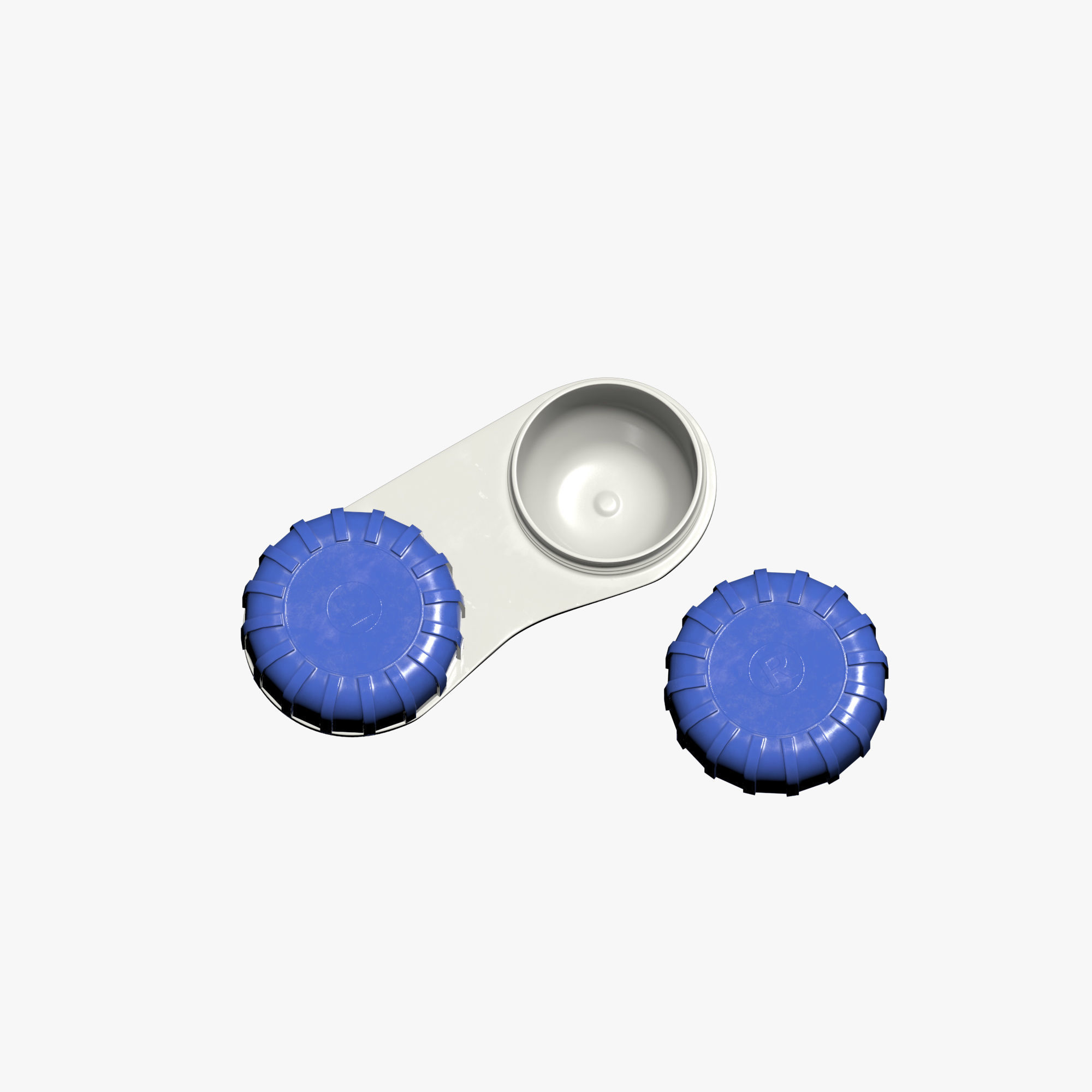 Contact lens case 3D model_7