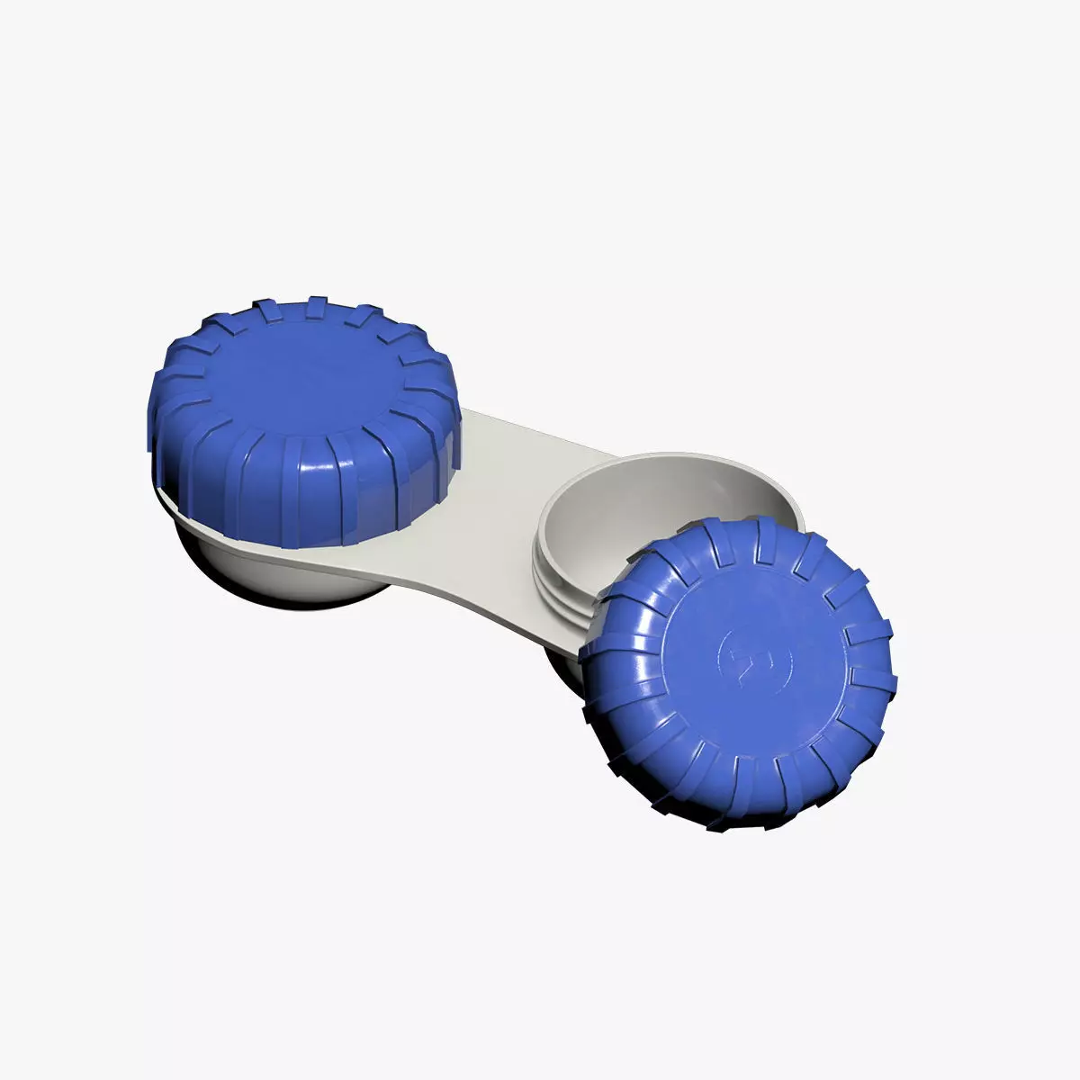 Contact lens case 3D model_0