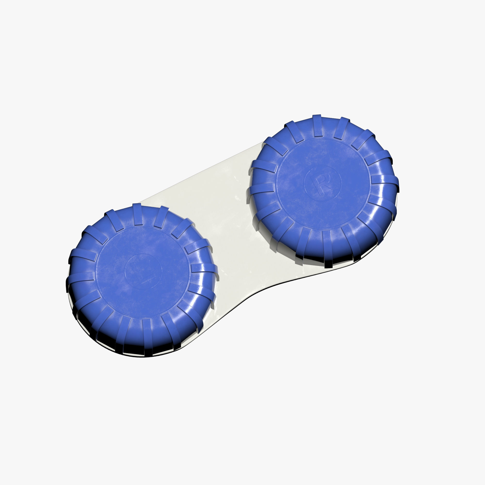 Contact lens case 3D model_6
