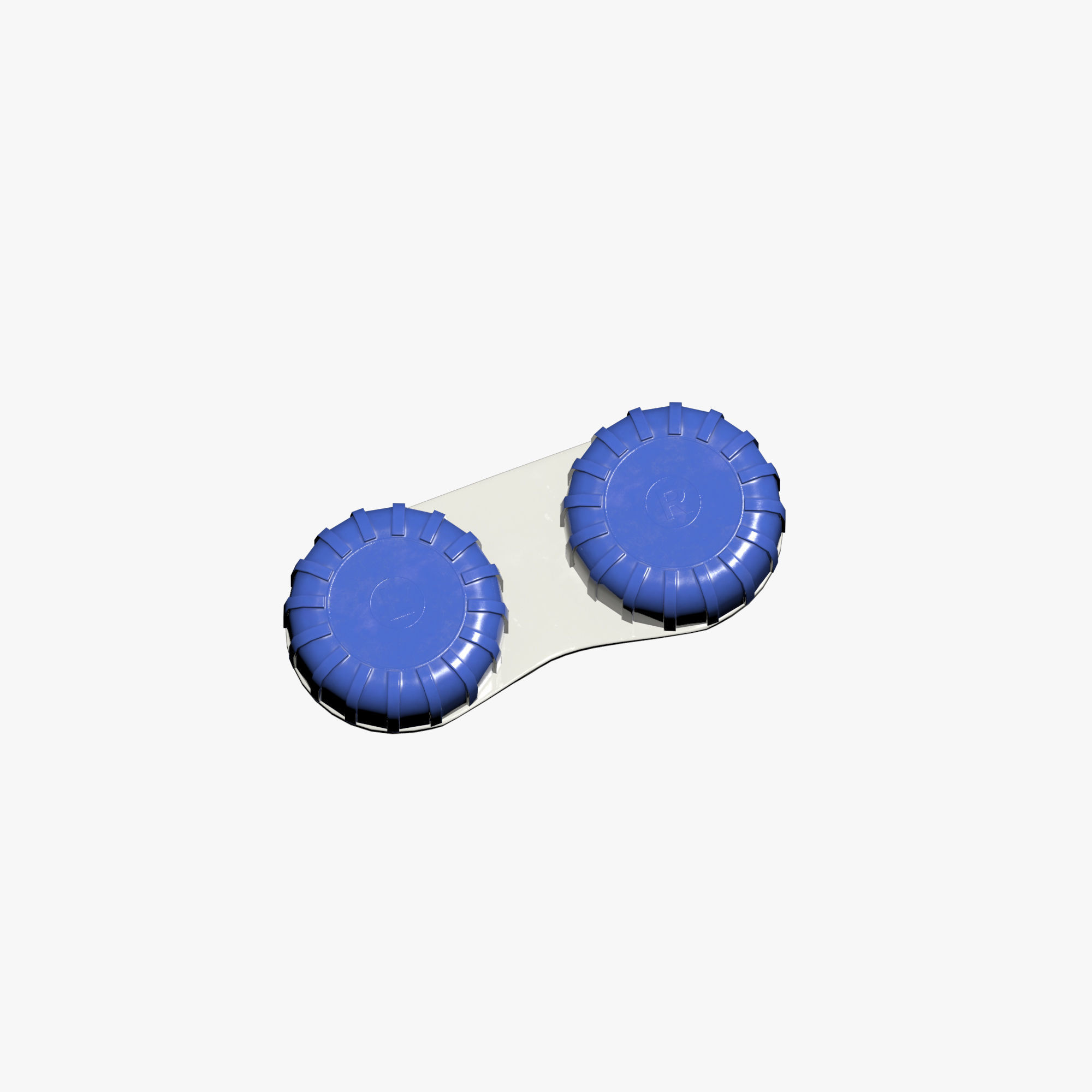 Contact lens case 3D model_8