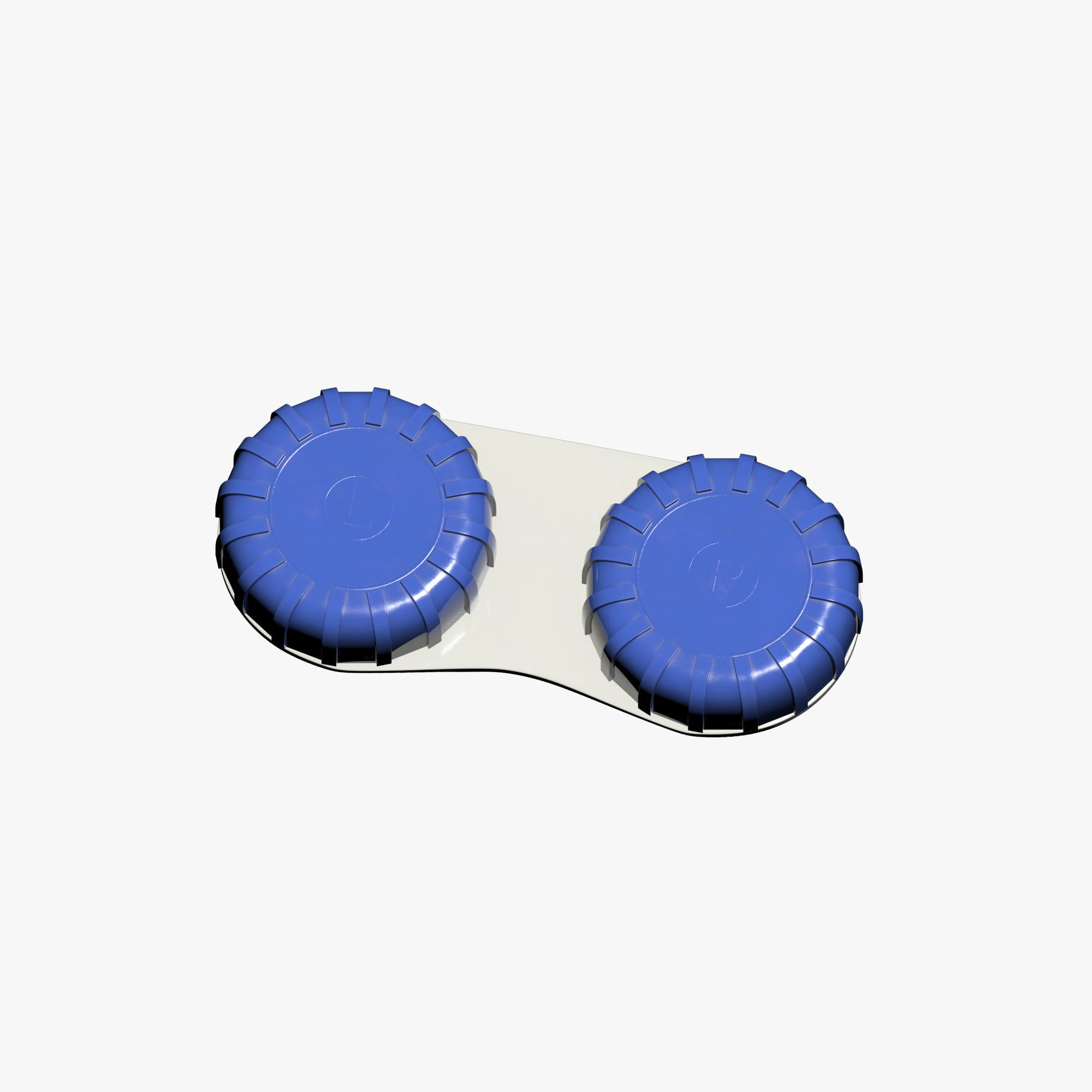Contact lens case 3D model_12