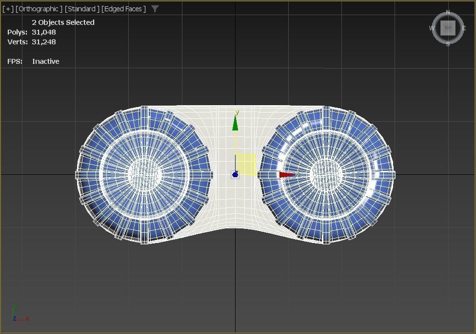 Contact lens case 3D model_15
