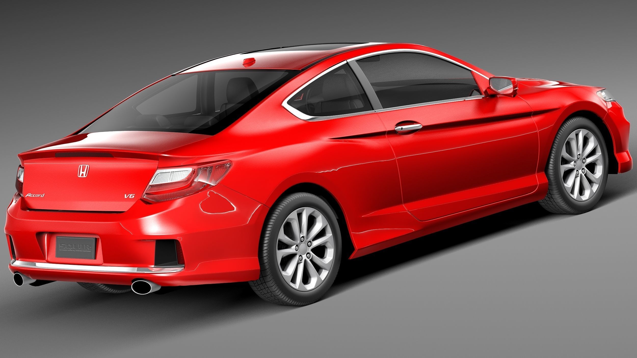 Honda Accord Coupe 2013 3D model_4