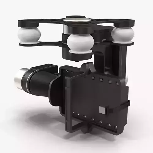 DJI Zenmuse H3 3D Low-poly 3D model