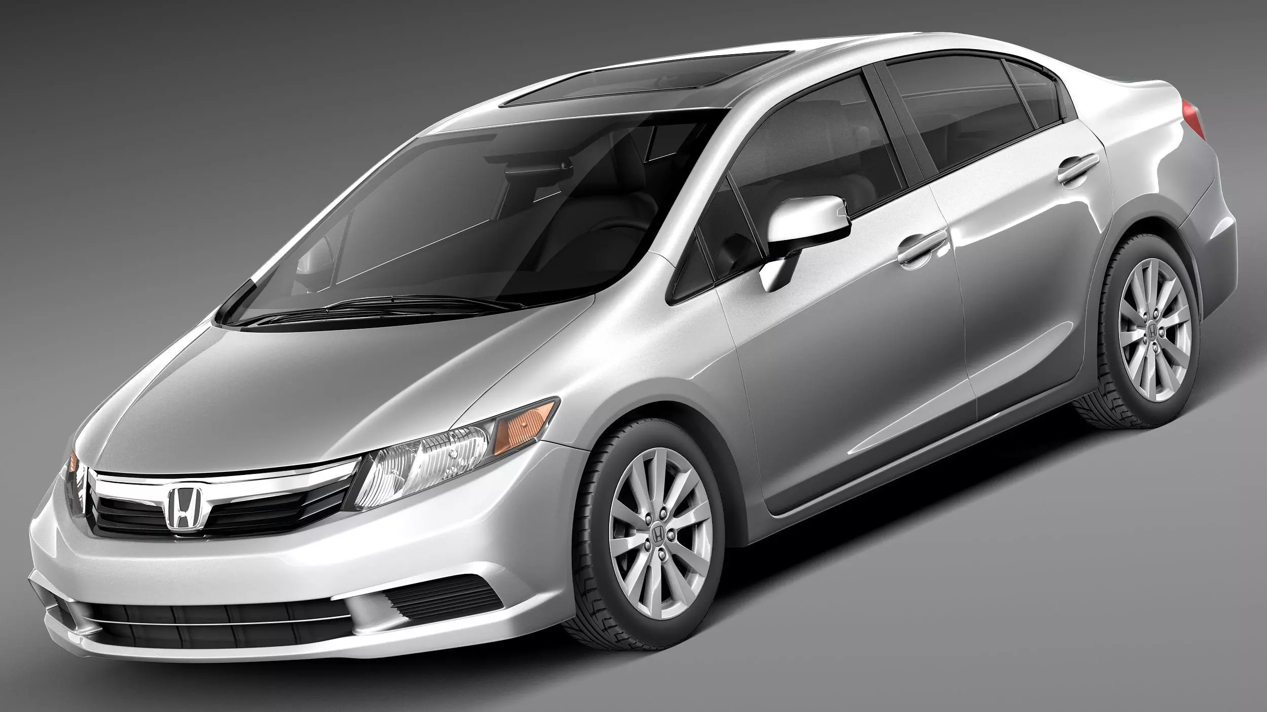 Honda Civic Sedan USA 2013 3D model