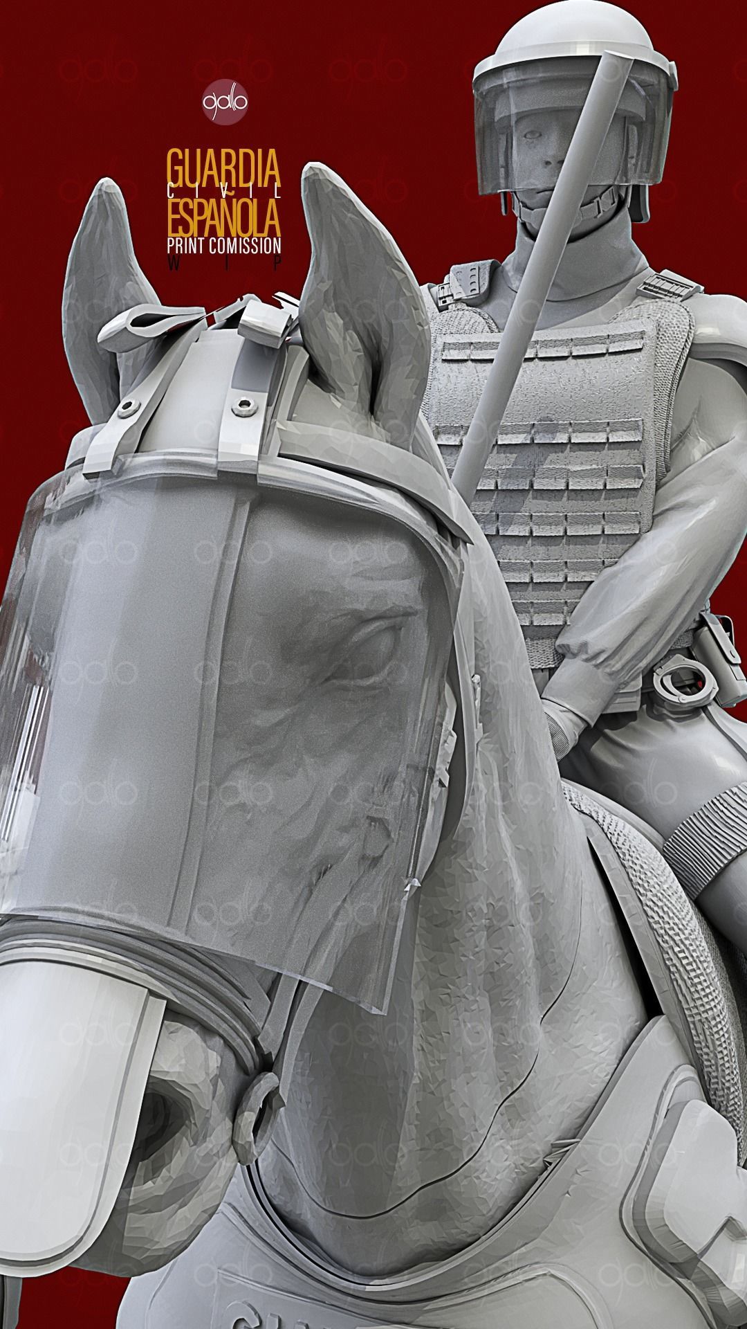 GUARDIA CIVIL  ESPANOL 3D print model_8