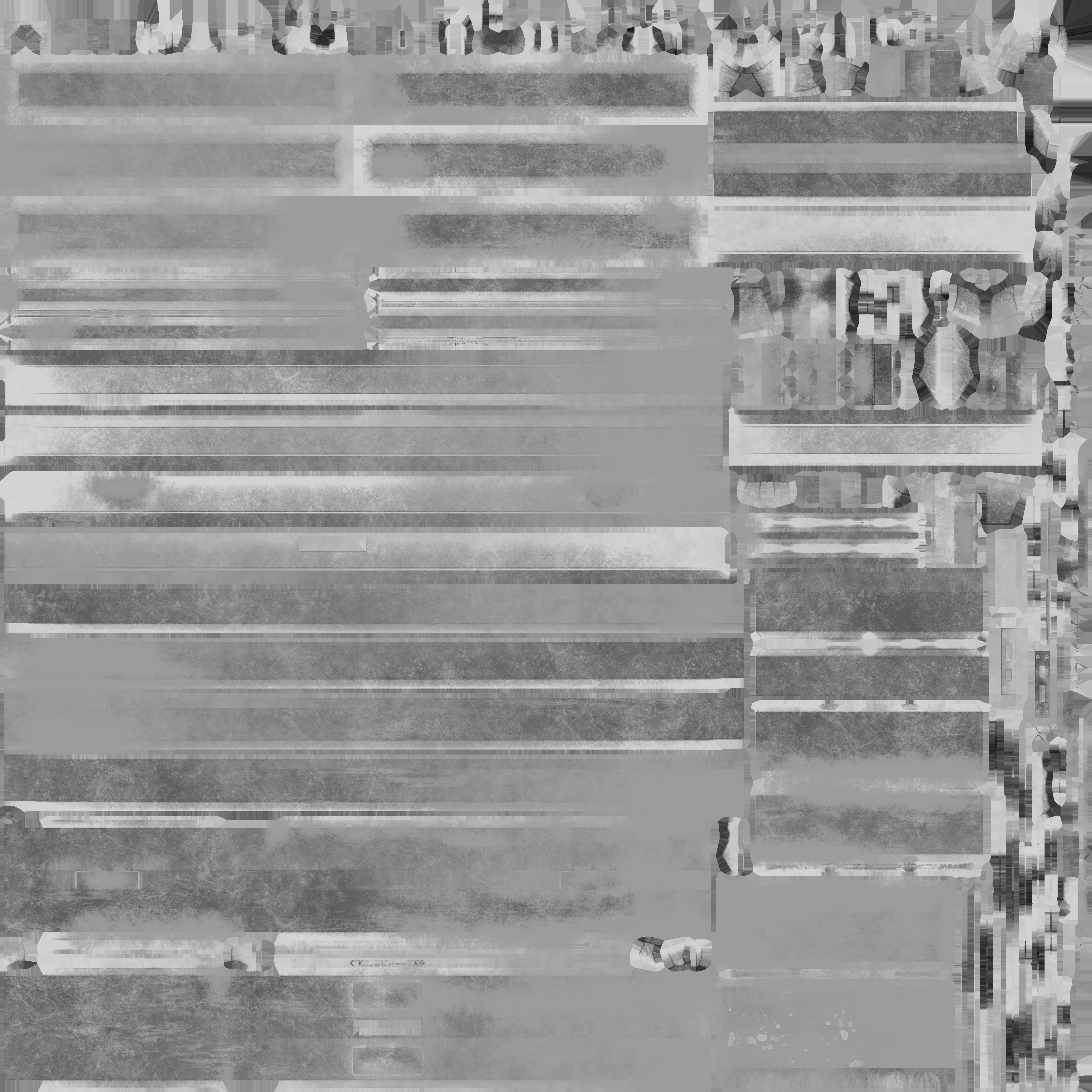 Old Door with broken window Low-poly 3D model_12