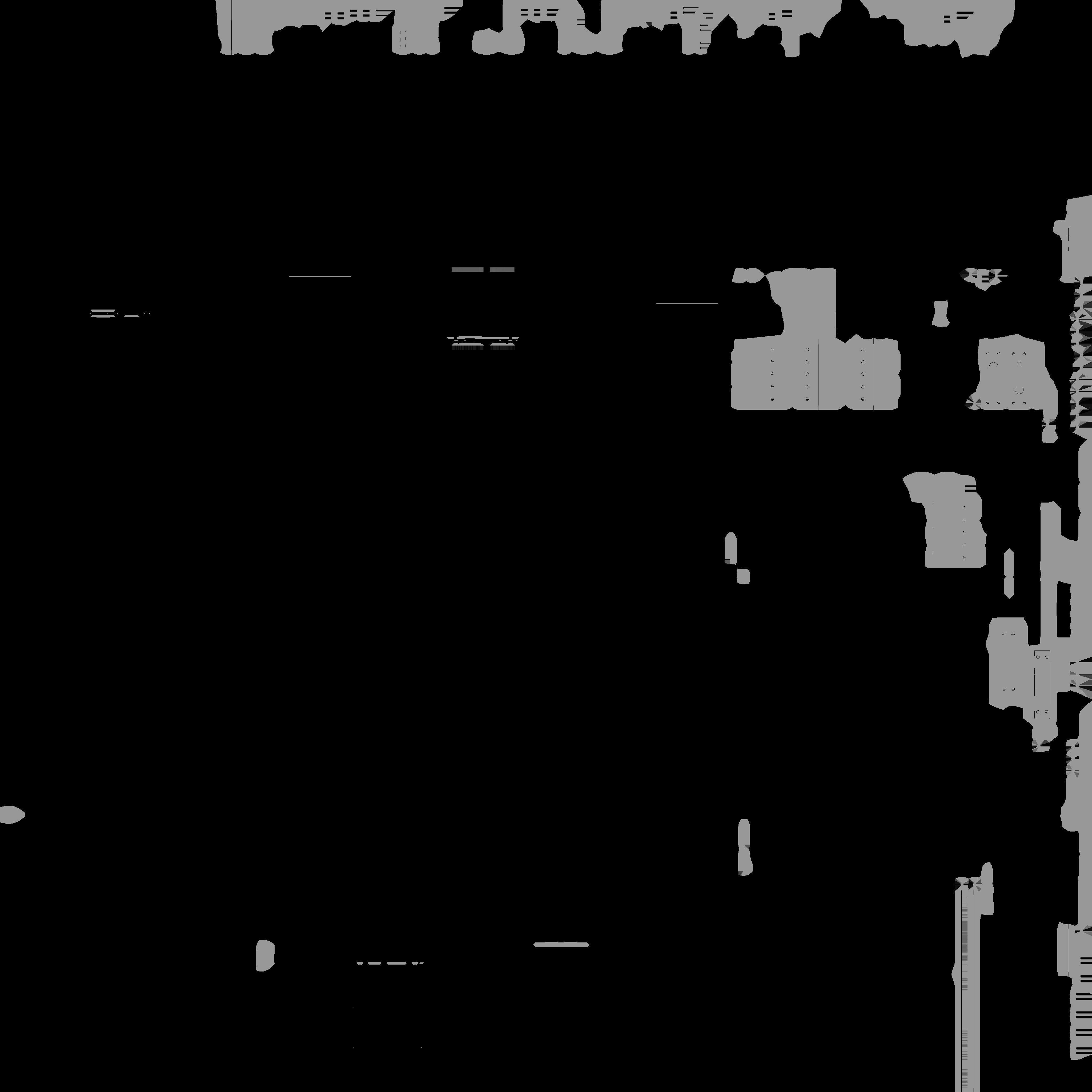 Old Door with broken window Low-poly 3D model_10