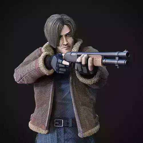 leon s kennedy 3D print model