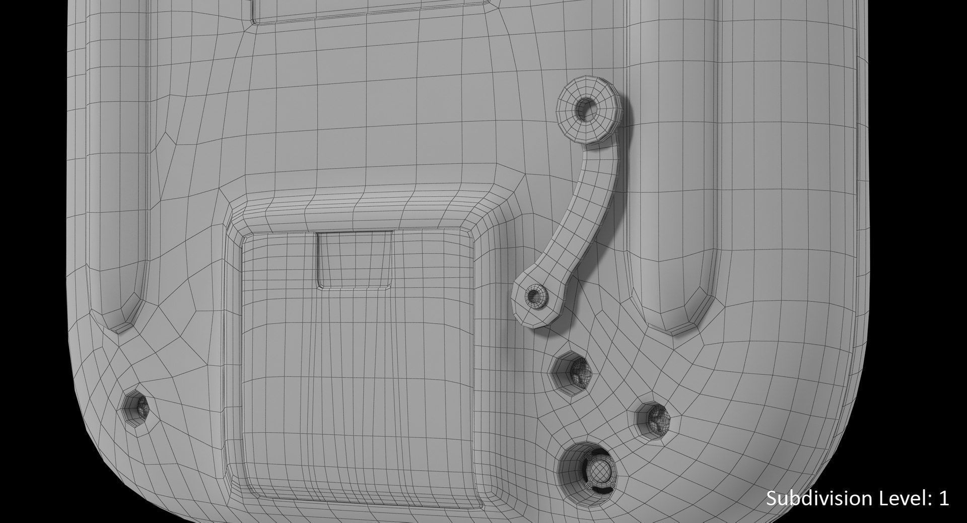 DJI Phantom Remote Control 5 8GHz Low-poly 3D model_39