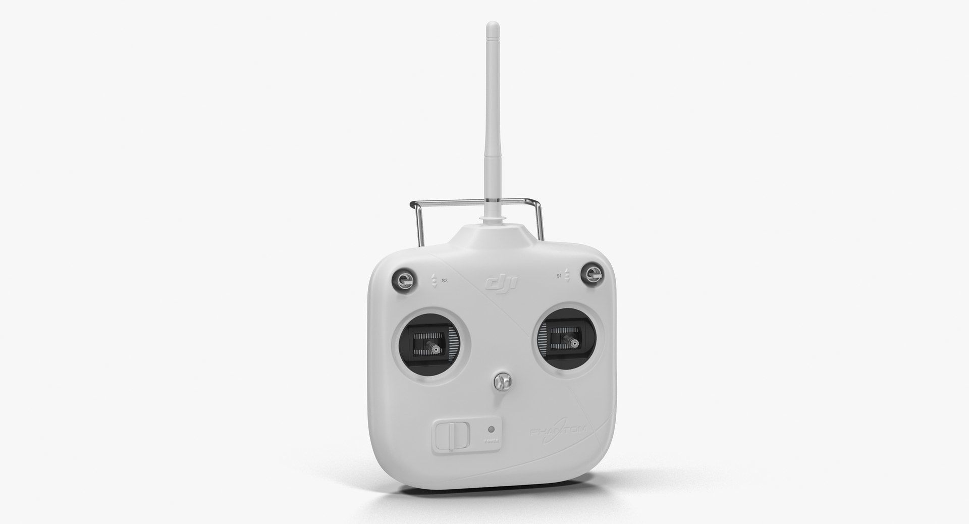 DJI Phantom Remote Control 5 8GHz Low-poly 3D model_1