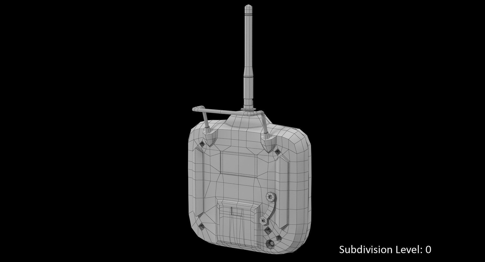 DJI Phantom Remote Control 5 8GHz Low-poly 3D model_32