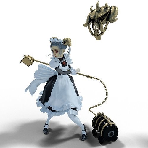 Marie Skullcandy 3D model
