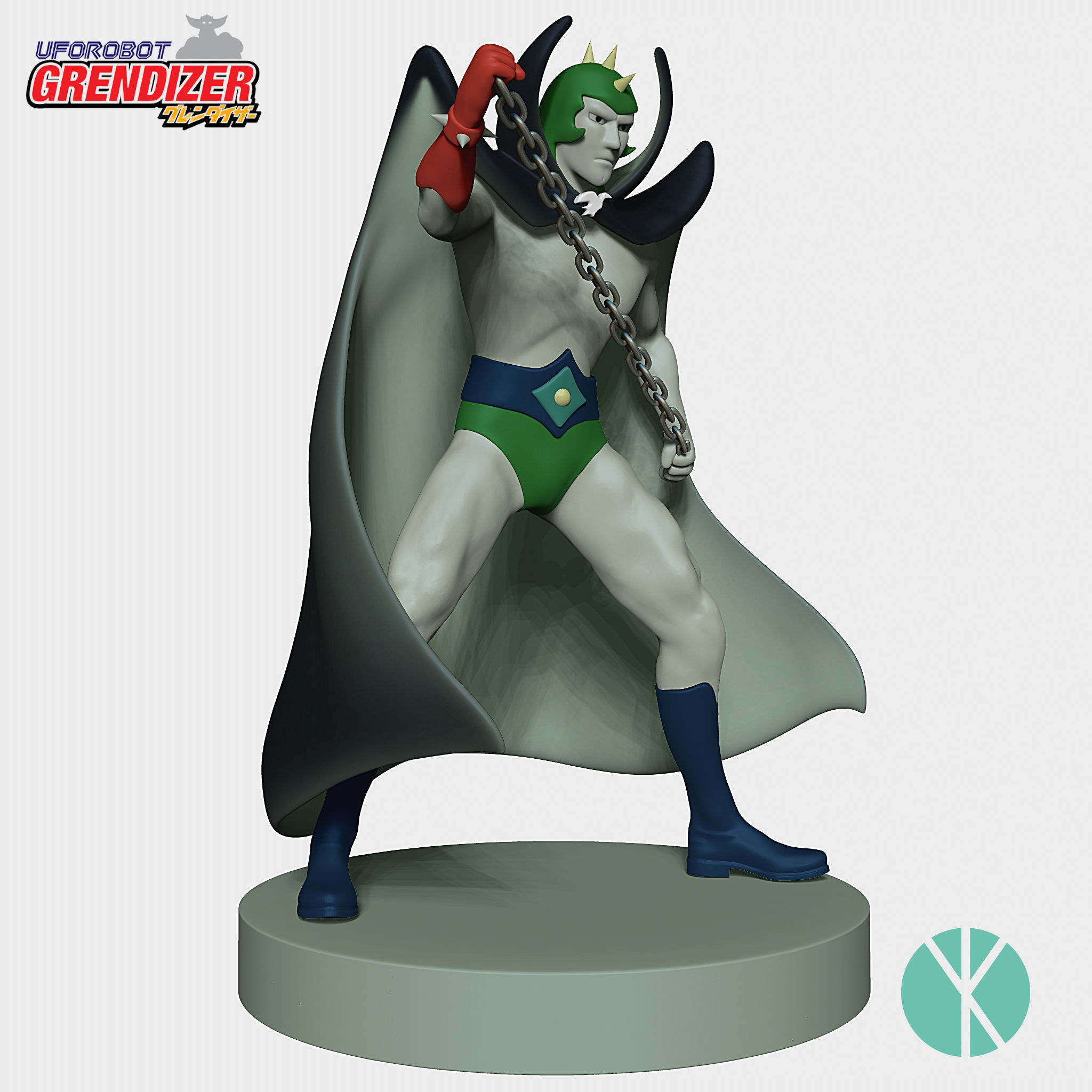 ATLAS - COMANDER HARUK - GRENDIZER 3D print model_8