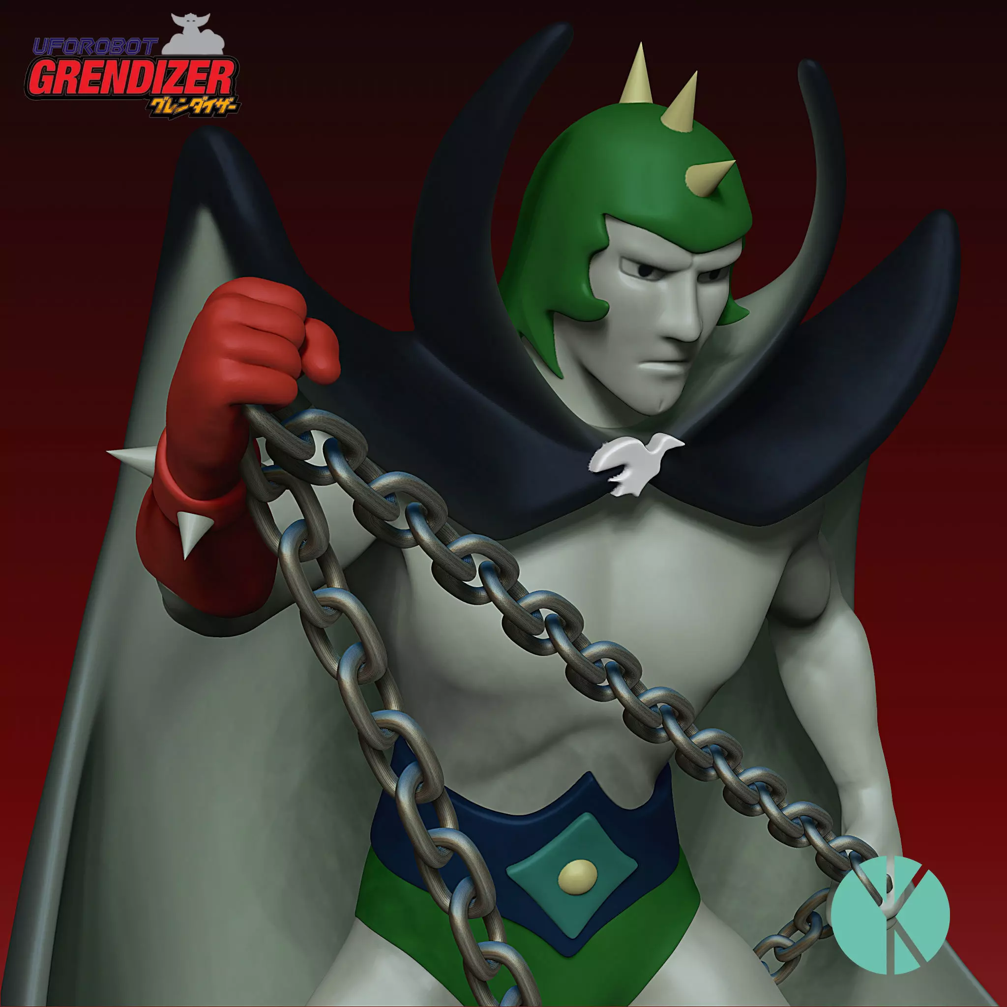 ATLAS - COMANDER HARUK - GRENDIZER 3D print model_0