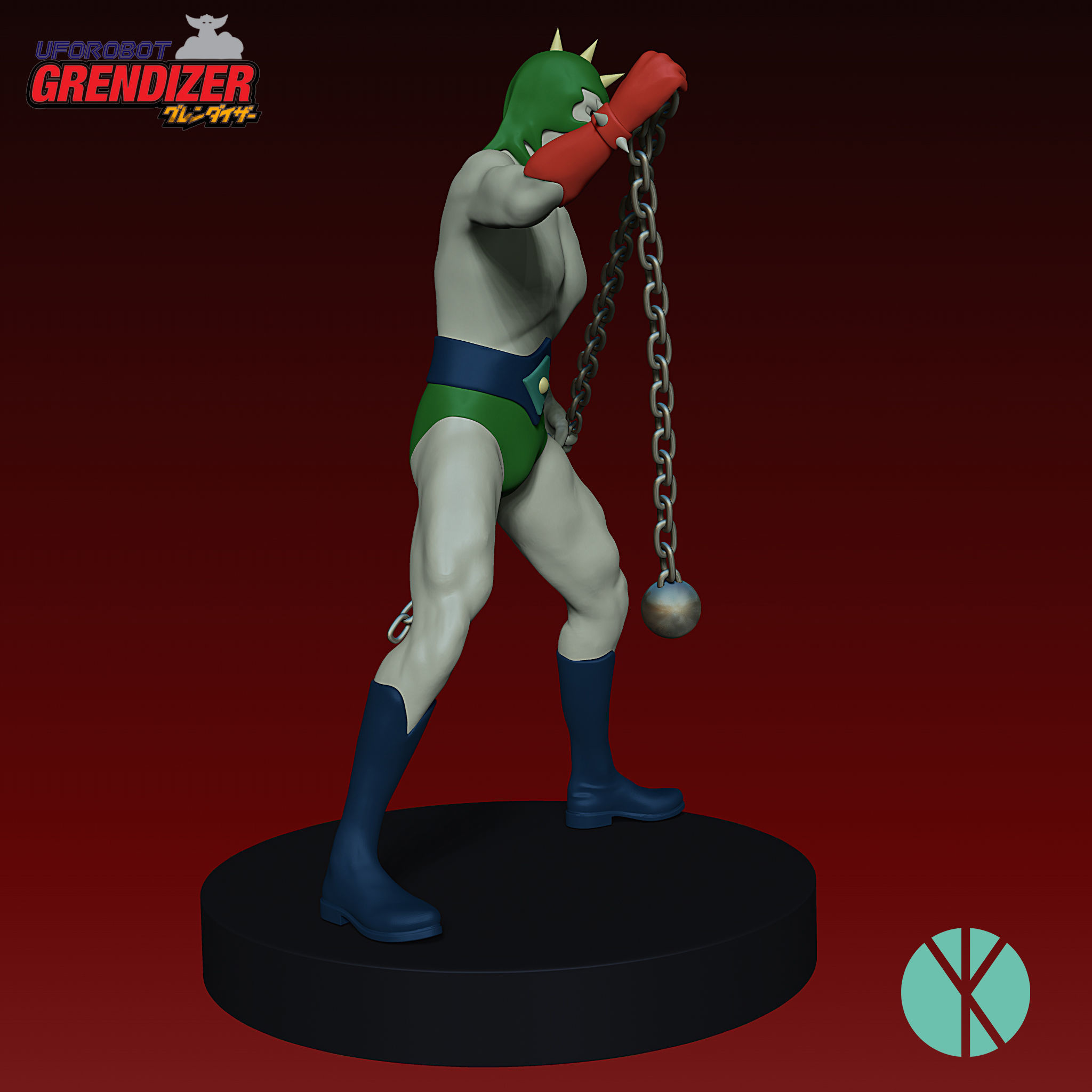 ATLAS - COMANDER HARUK - GRENDIZER 3D print model_6