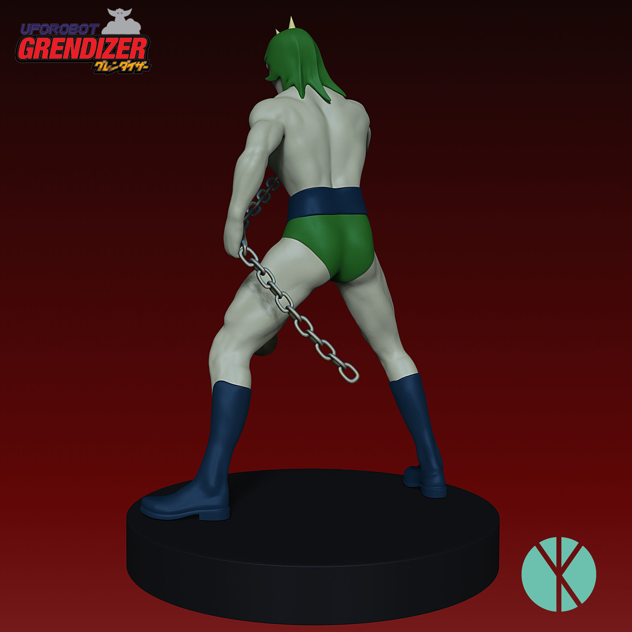 ATLAS - COMANDER HARUK - GRENDIZER 3D print model_3