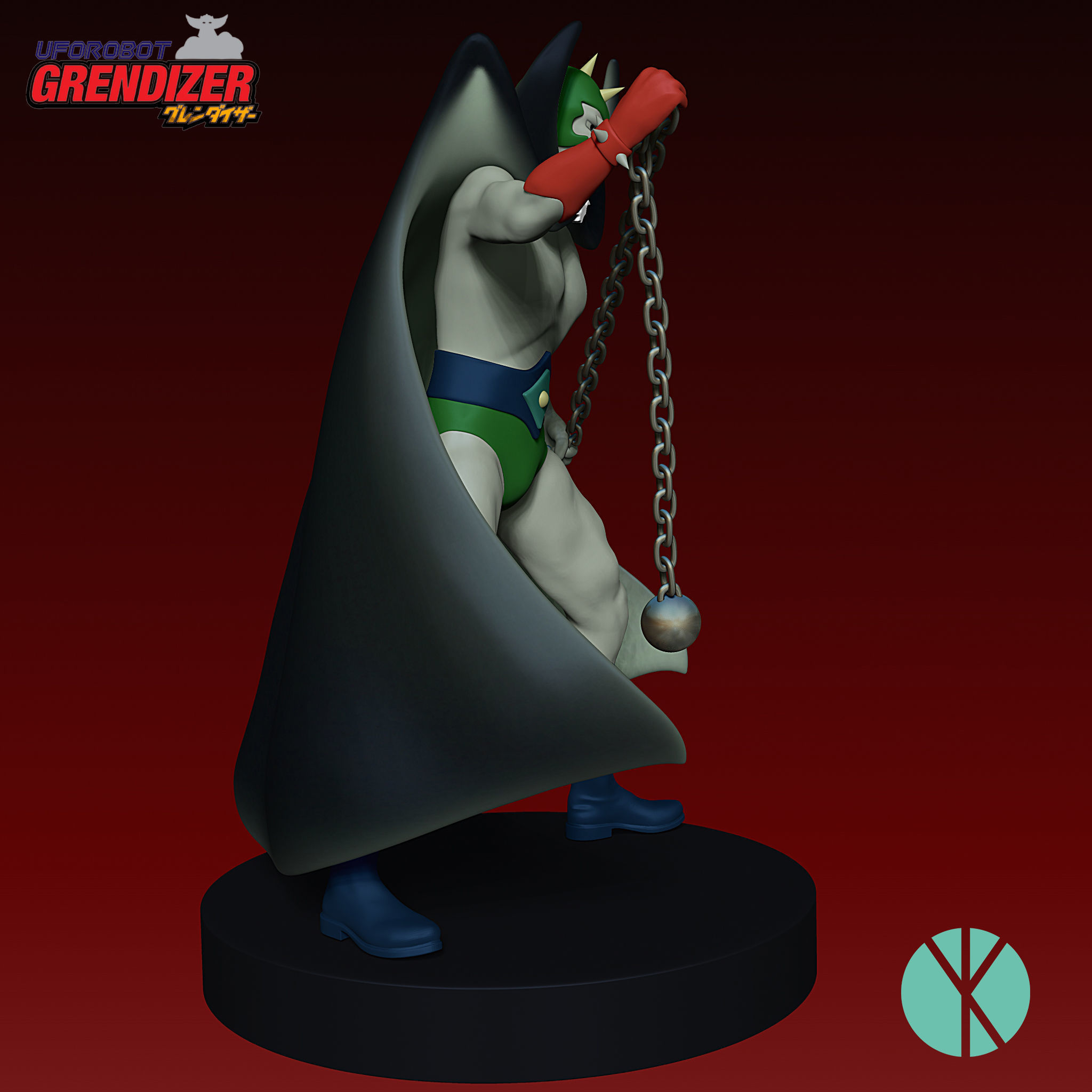 ATLAS - COMANDER HARUK - GRENDIZER 3D print model_4