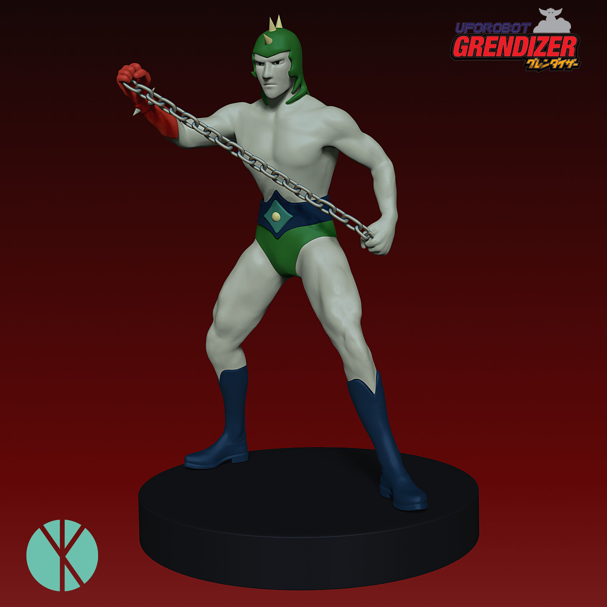 ATLAS - COMANDER HARUK - GRENDIZER 3D print model_5