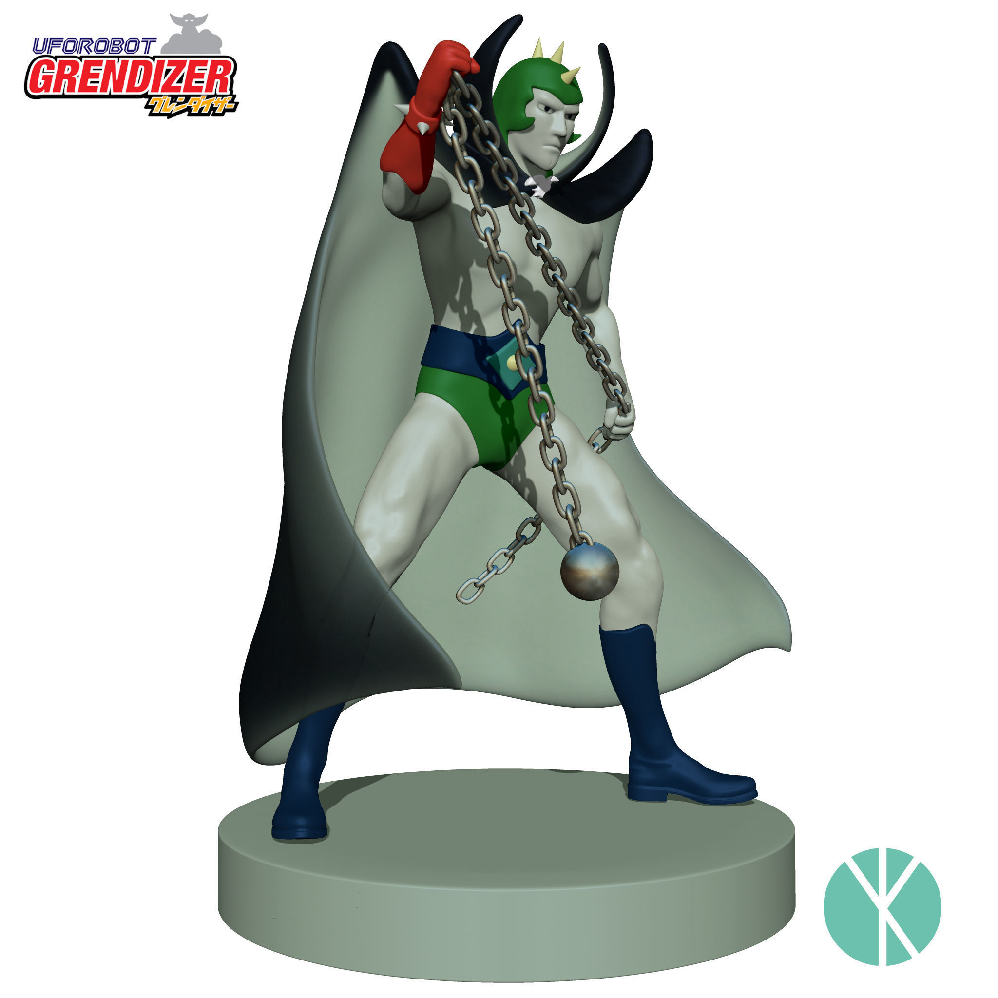 ATLAS - COMANDER HARUK - GRENDIZER 3D print model_9