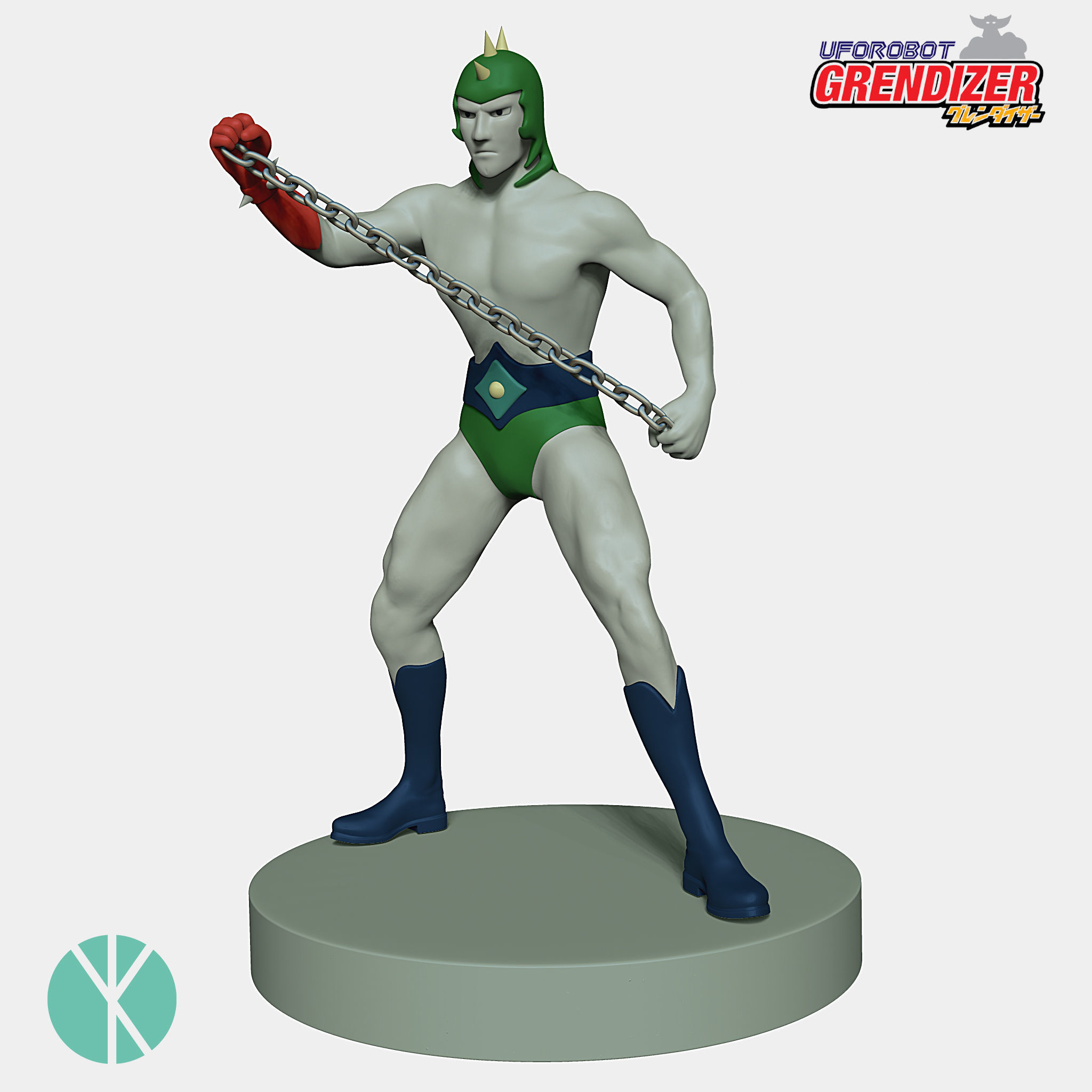 ATLAS - COMANDER HARUK - GRENDIZER 3D print model_12