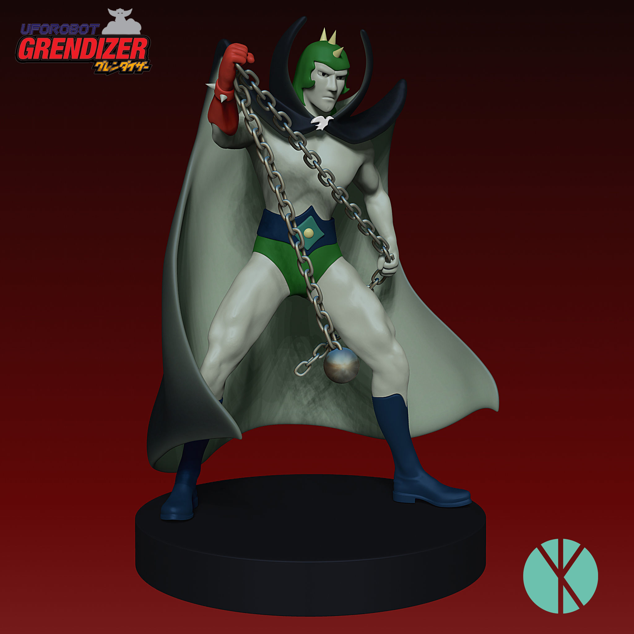 ATLAS - COMANDER HARUK - GRENDIZER 3D print model_2