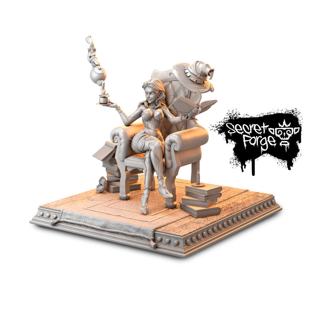 Mage Hand - Femme Fatales 02 Saelum 3D print model_1