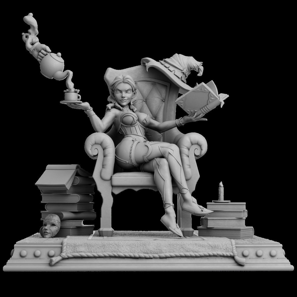 Mage Hand - Femme Fatales 02 Saelum 3D print model_11