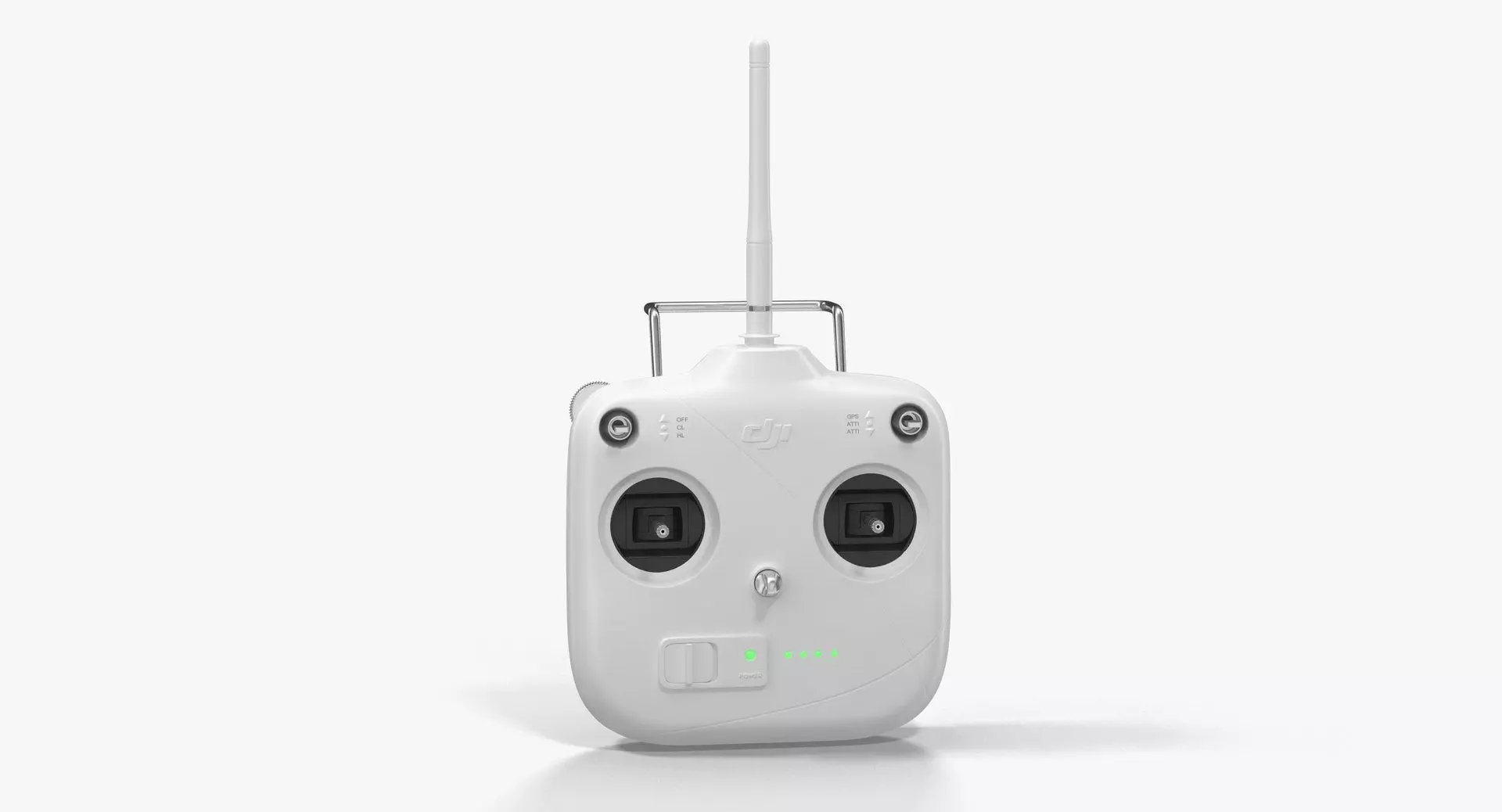 DJI Phantom Remote Control 5 8GHz Lipo Battery Low-poly 3D model_0