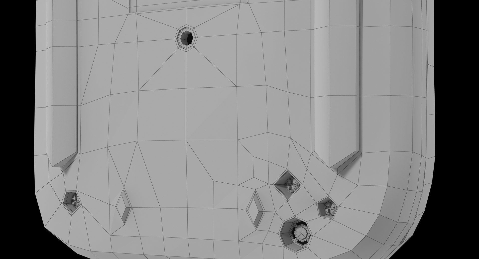 DJI Phantom Remote Control 5 8GHz Lipo Battery Low-poly 3D model_37