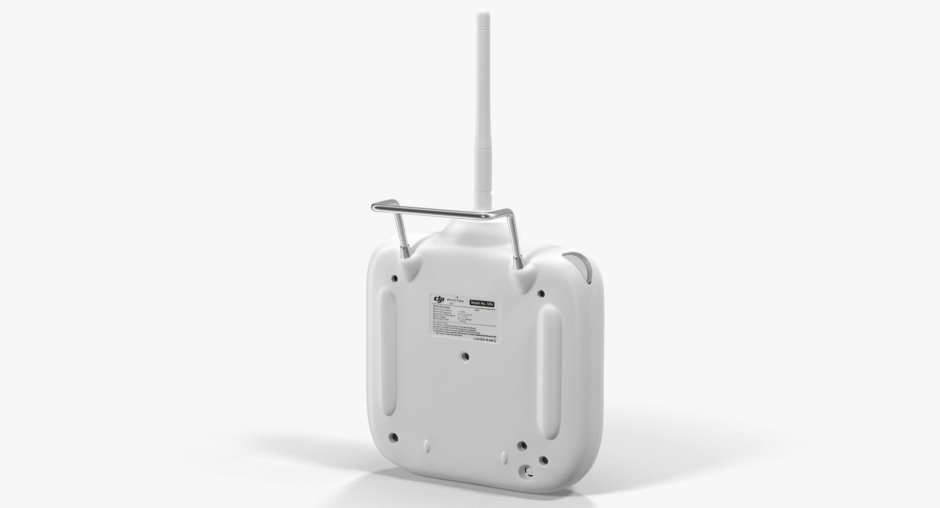 DJI Phantom Remote Control 5 8GHz Lipo Battery Low-poly 3D model_3