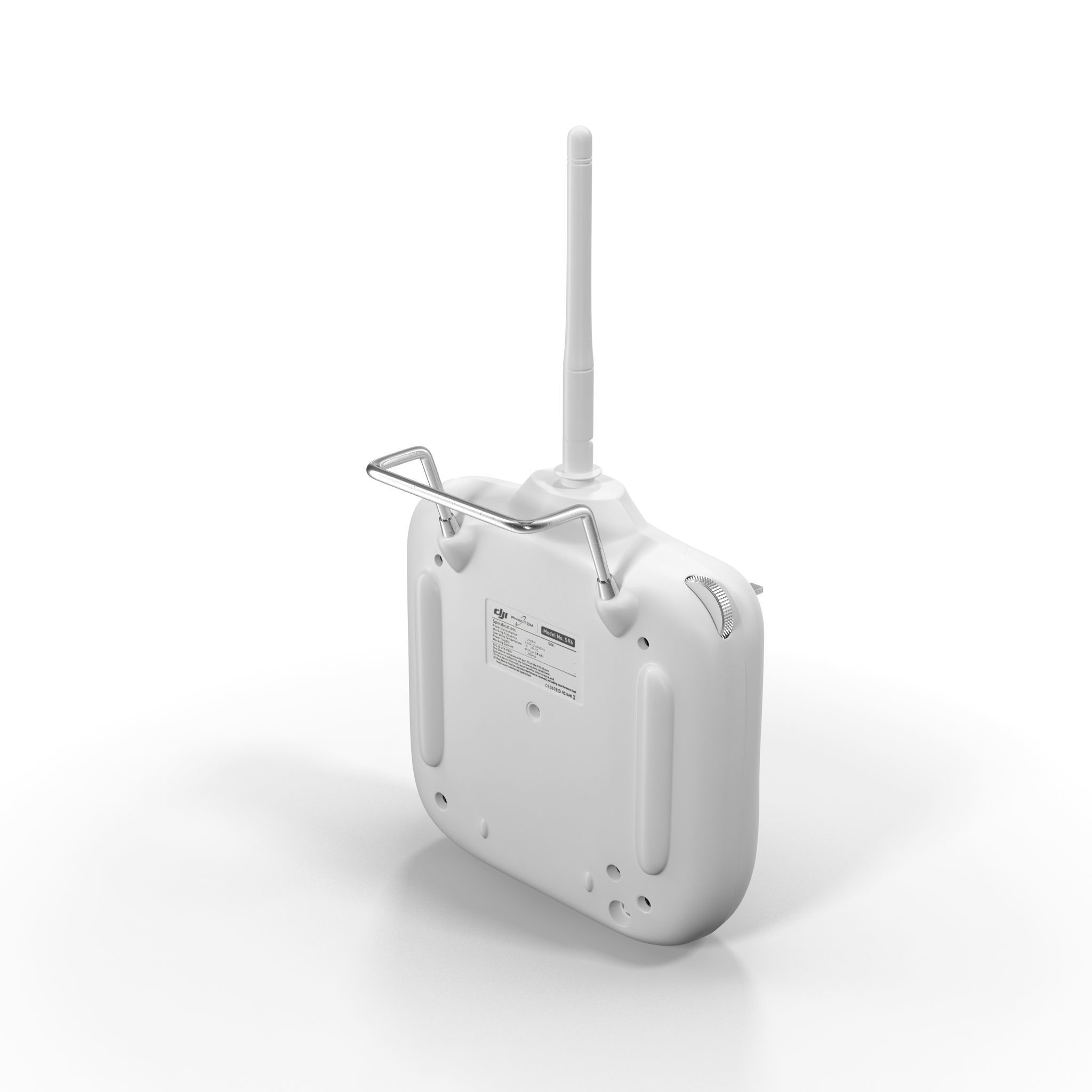 DJI Phantom Remote Control 5 8GHz Lipo Battery Low-poly 3D model_10