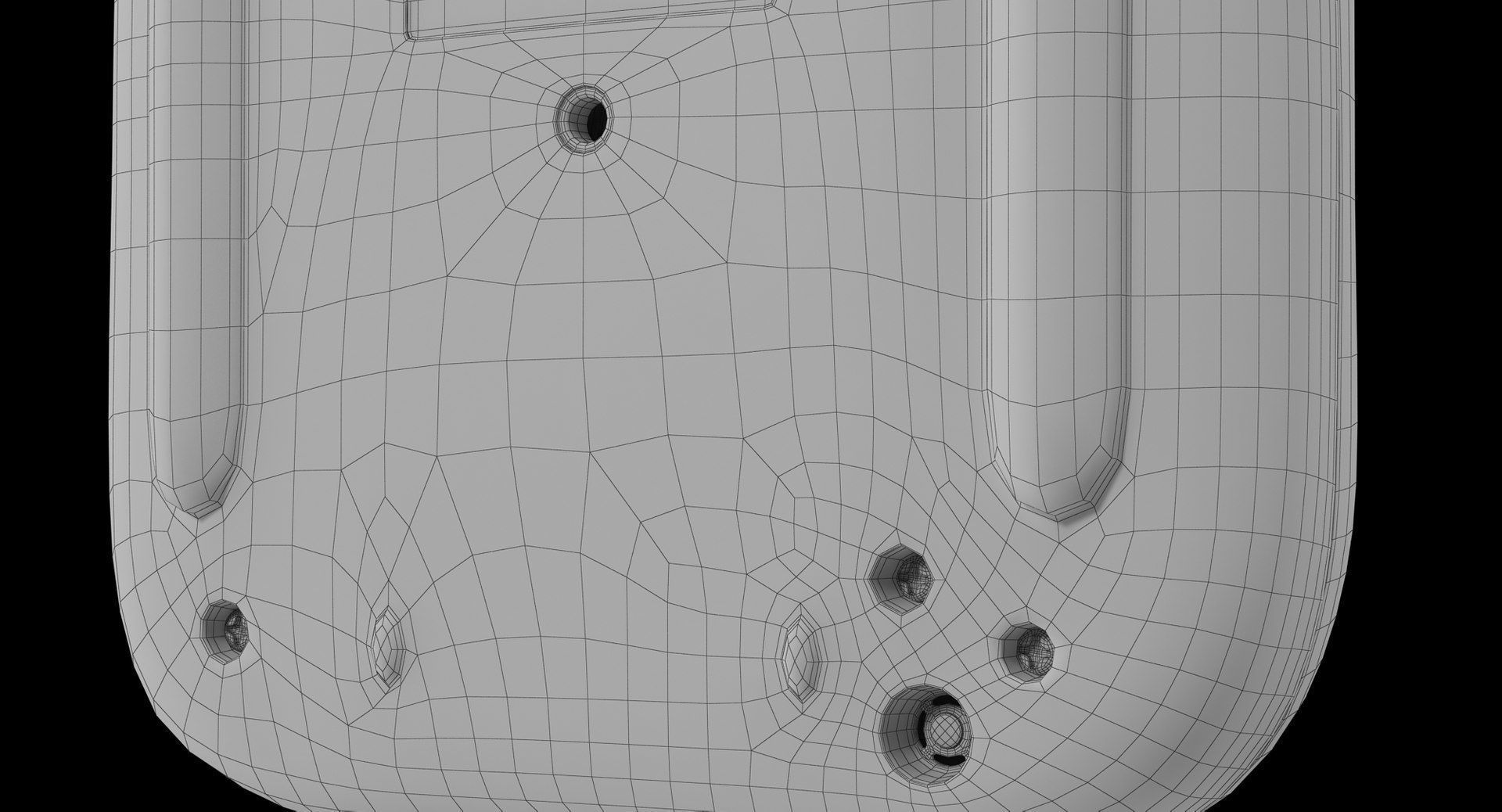 DJI Phantom Remote Control 5 8GHz Lipo Battery Low-poly 3D model_38