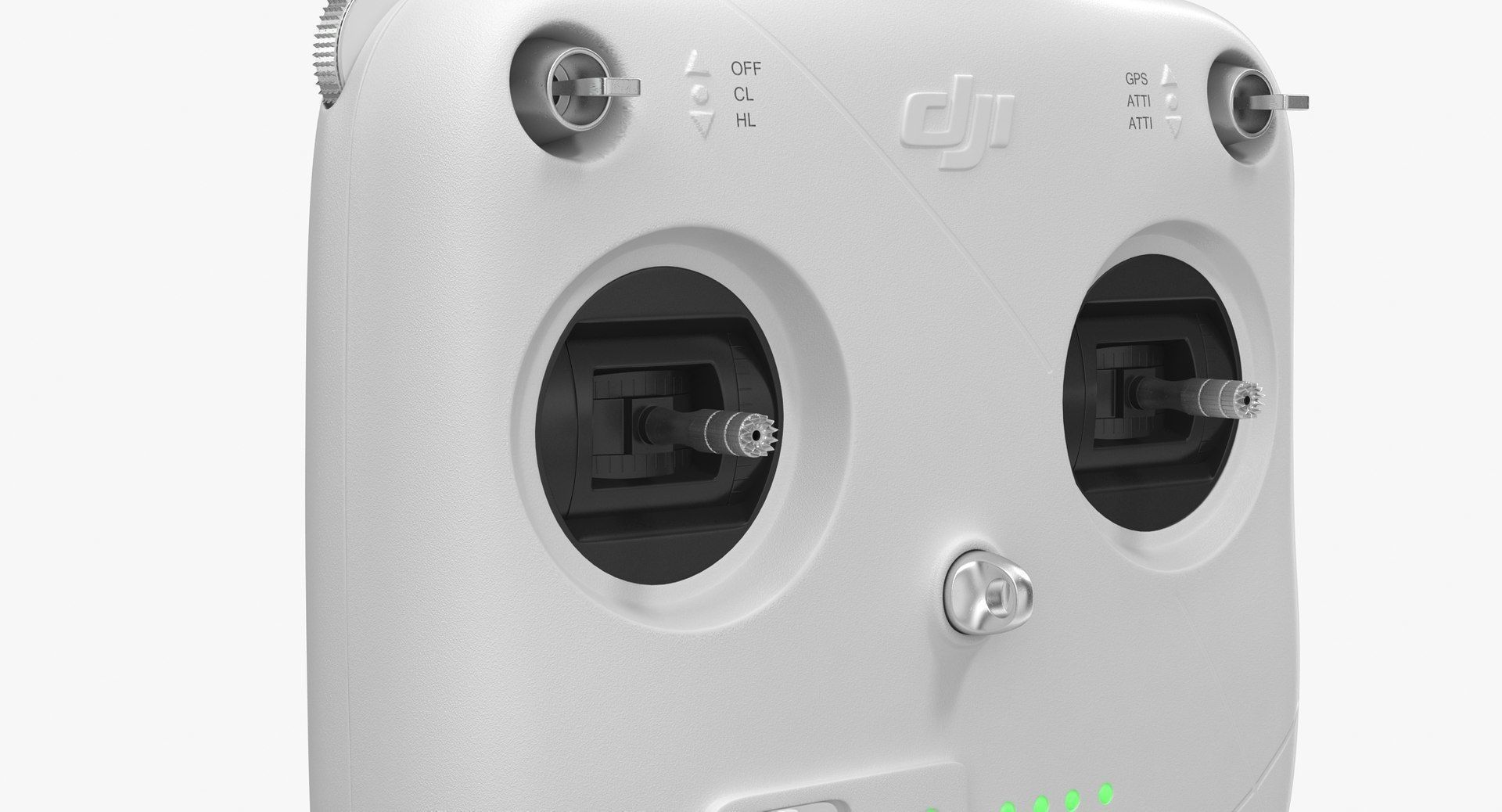 DJI Phantom Remote Control 5 8GHz Lipo Battery Low-poly 3D model_5