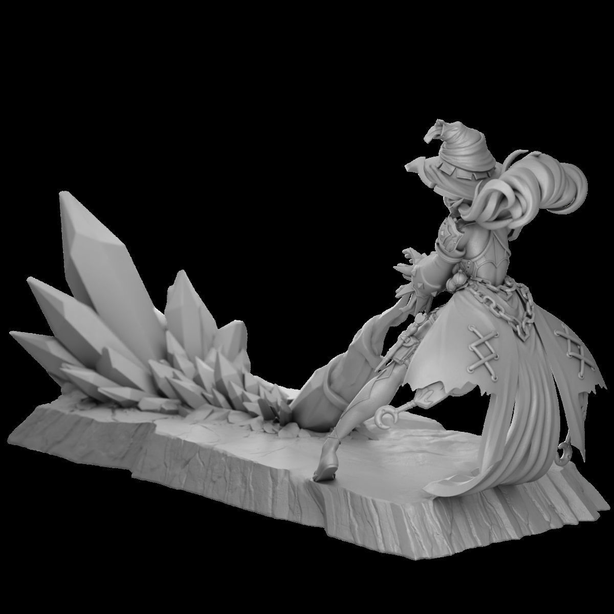 Glacial Spike - Femme Fatales 02 Saelum 3D print model_6