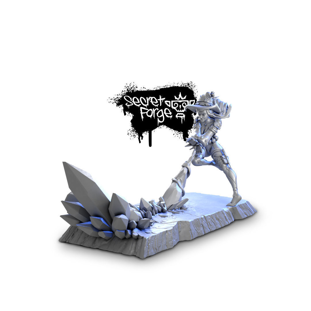 Glacial Spike - Femme Fatales 02 Saelum 3D print model_1