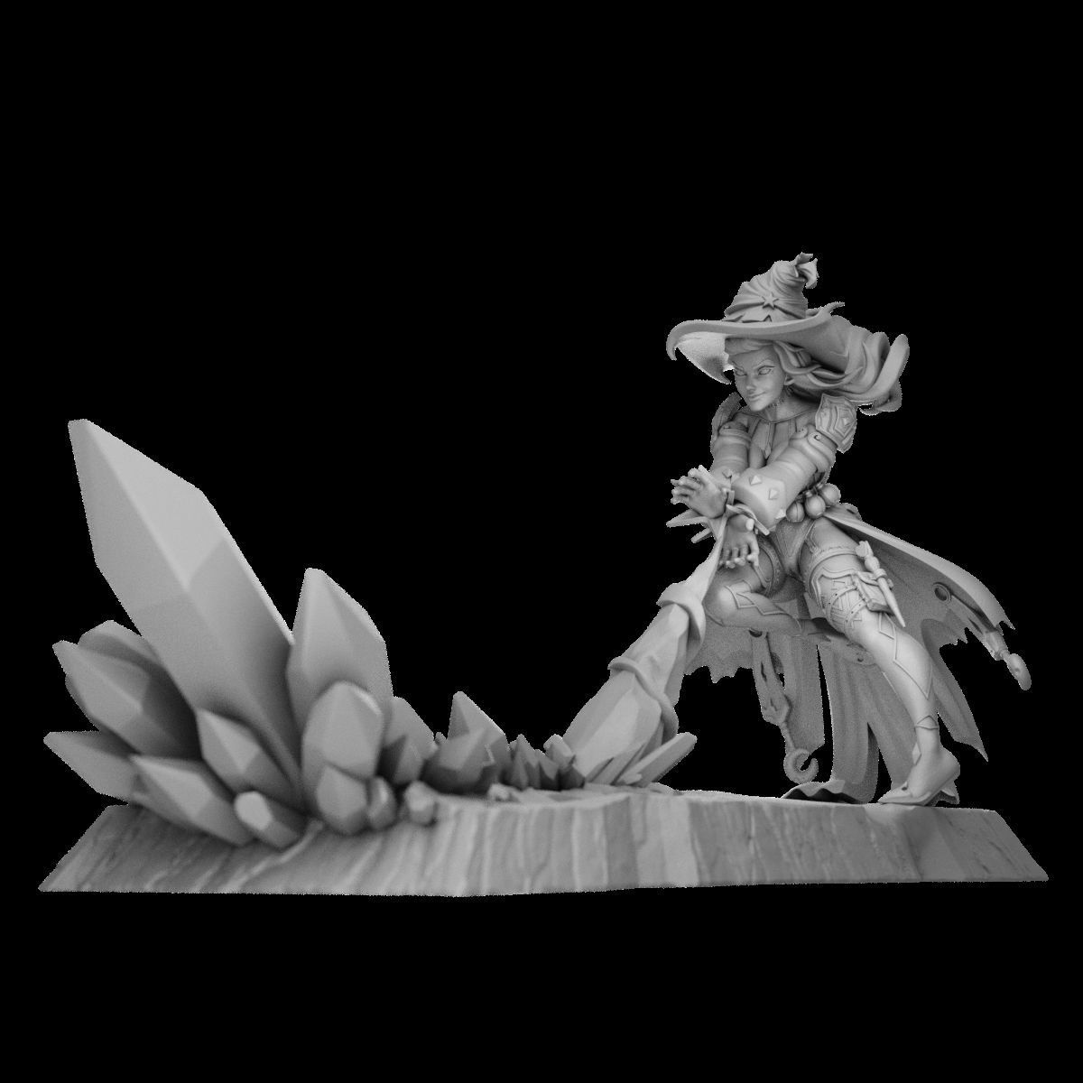 Glacial Spike - Femme Fatales 02 Saelum 3D print model_7