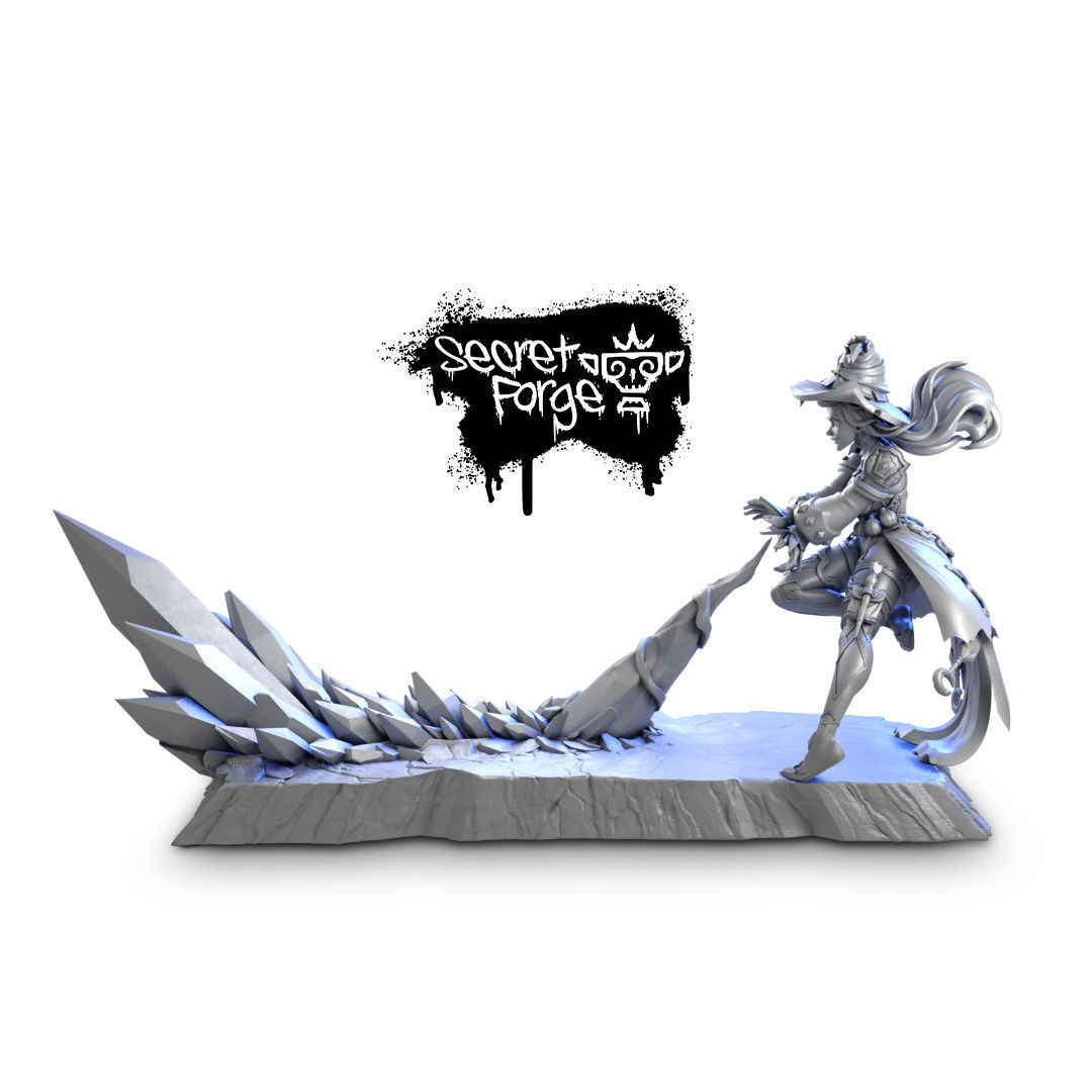Glacial Spike - Femme Fatales 02 Saelum 3D print model_3