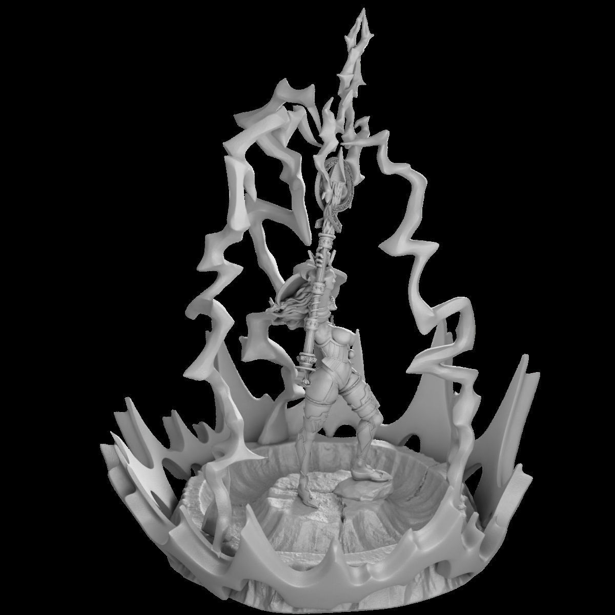 Call Lightning - Femme Fatales 02 Saelum 3D print model_14