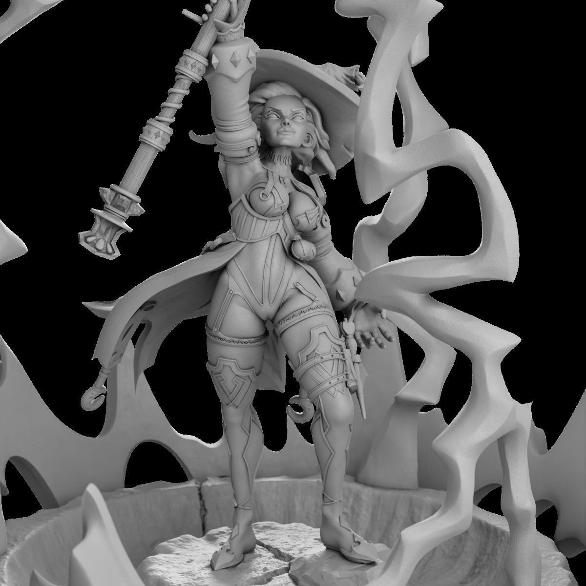 Call Lightning - Femme Fatales 02 Saelum 3D print model_5